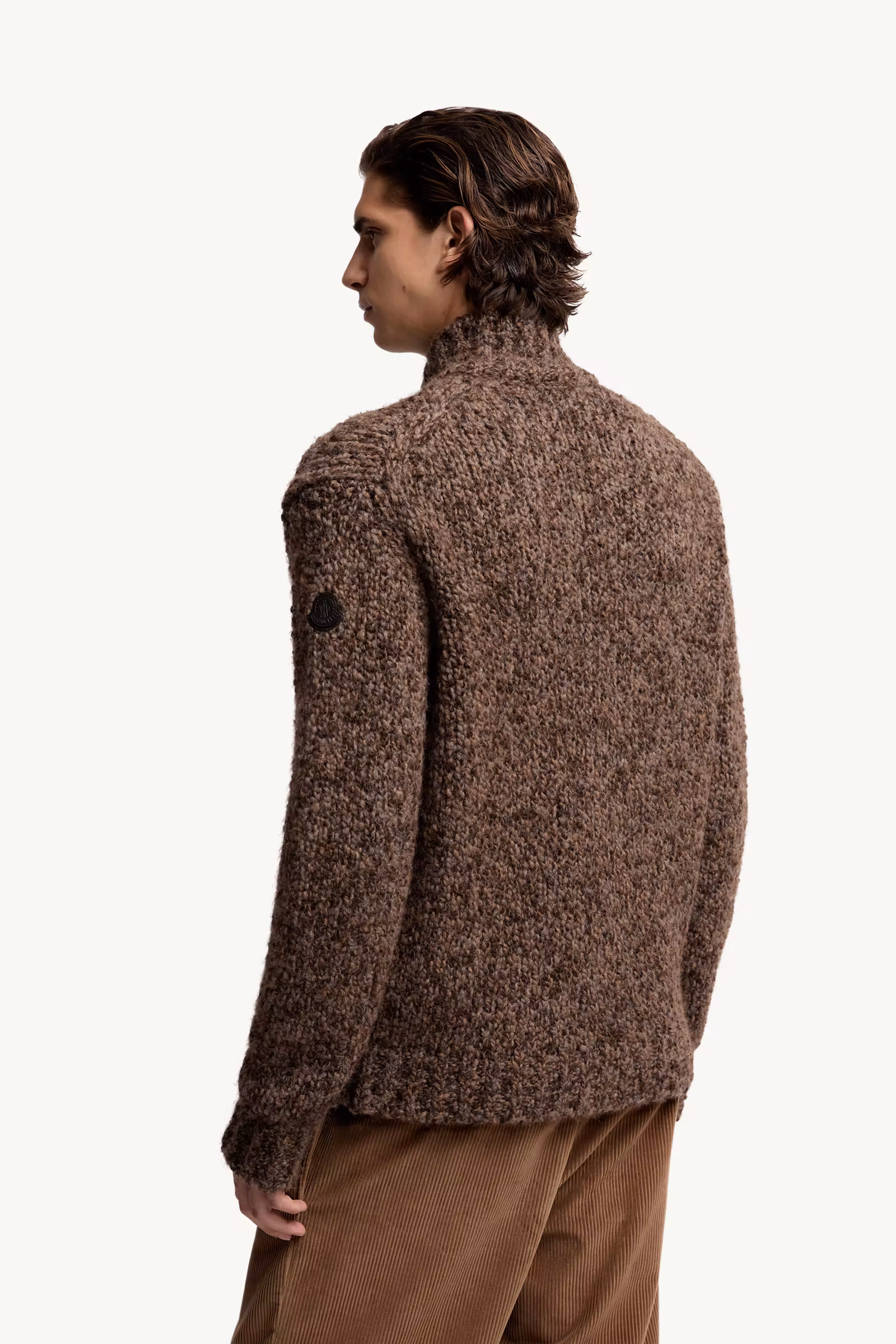 Wool & Alpaca Zip-Up Cardigan