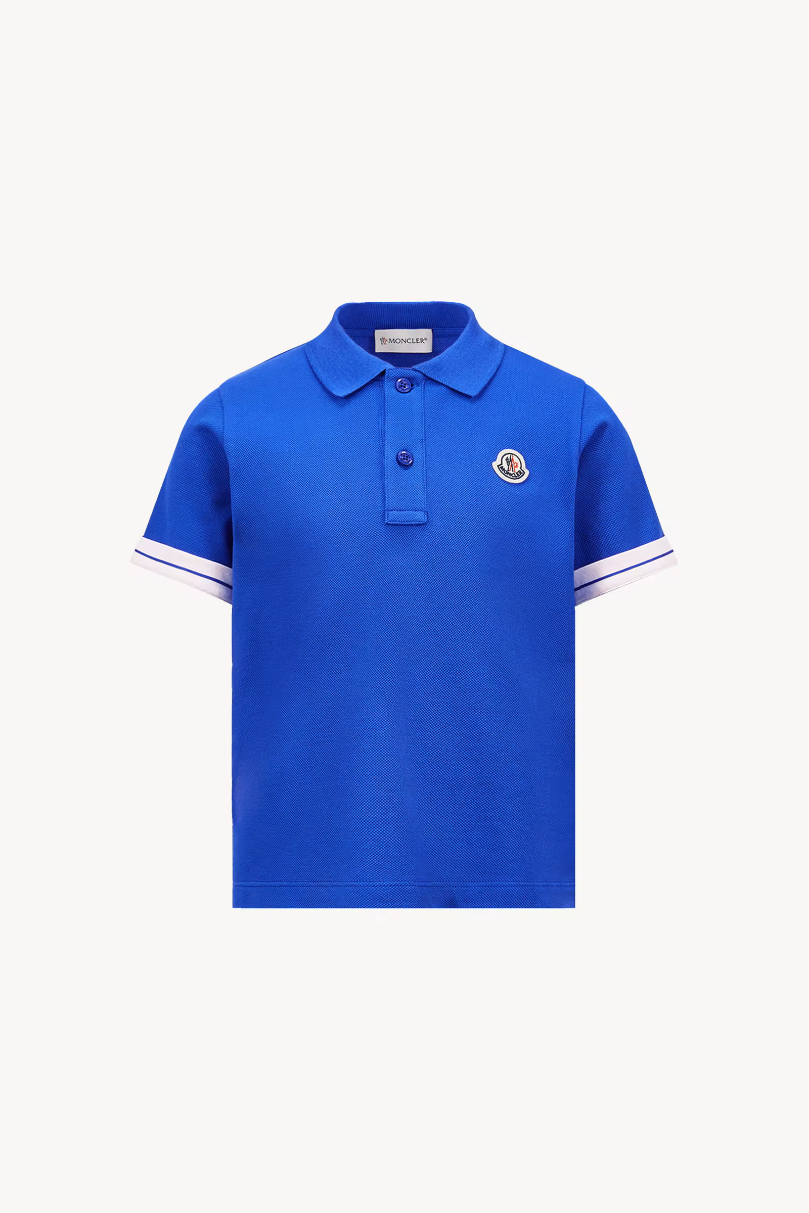 Logo Patch Cotton Piquet Polo Shirt