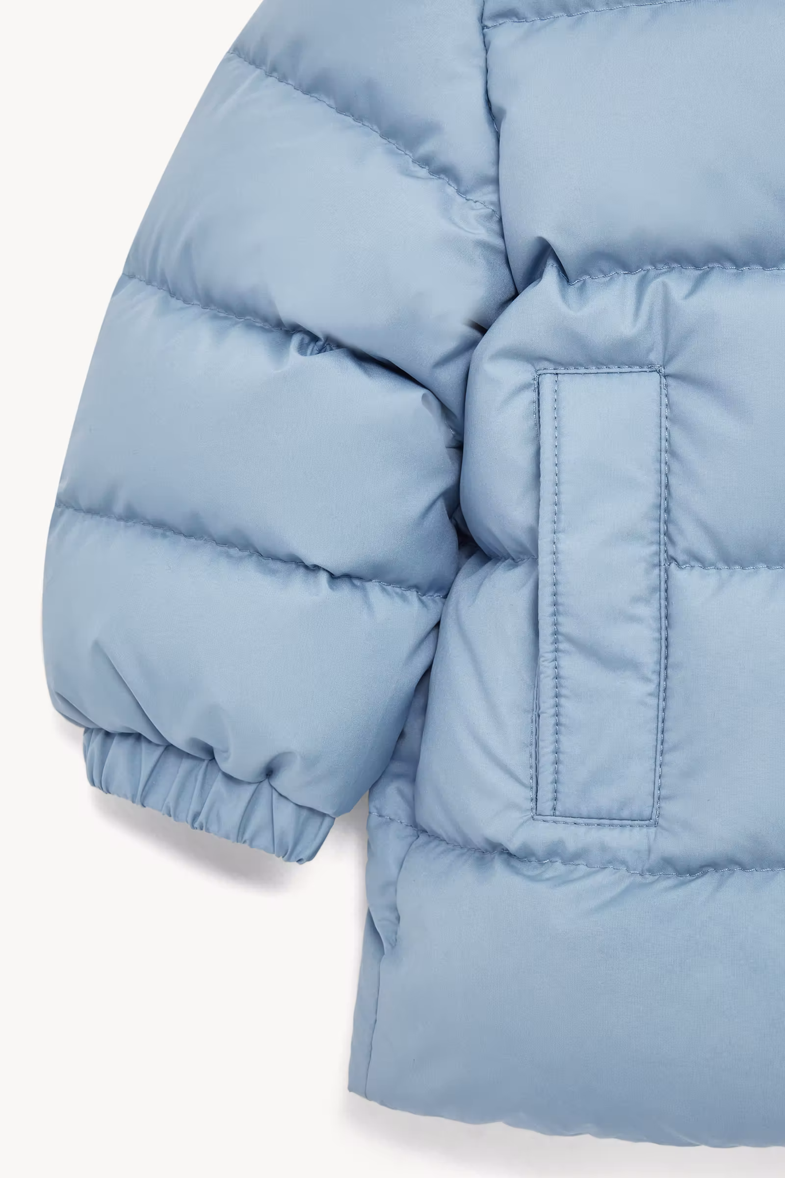 Kesimur Teddy-Trimmed Hooded Down Jacket