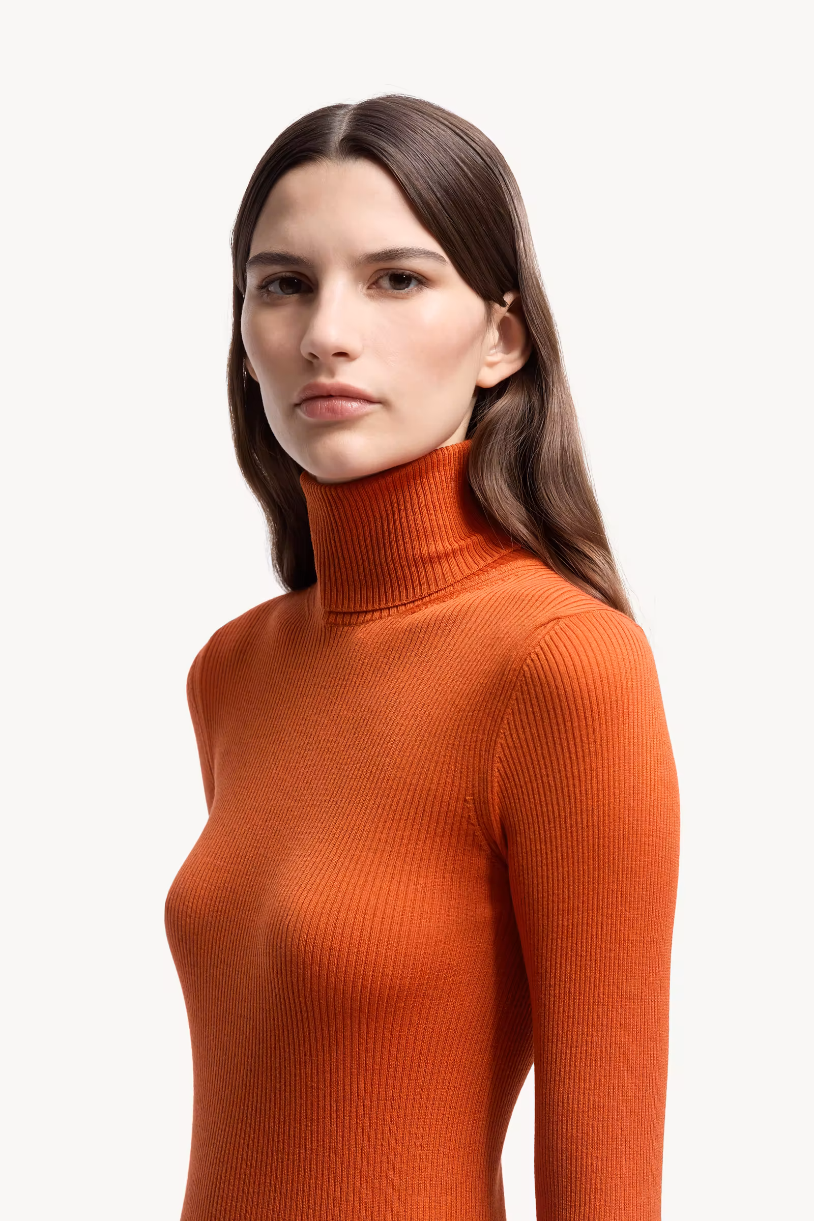 Logo Wool Turtleneck Sweater