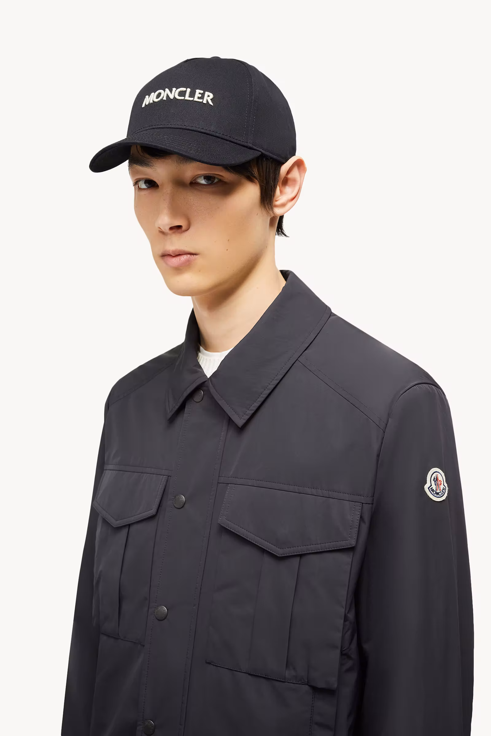 Embroidered Logo Gabardine Baseball Cap