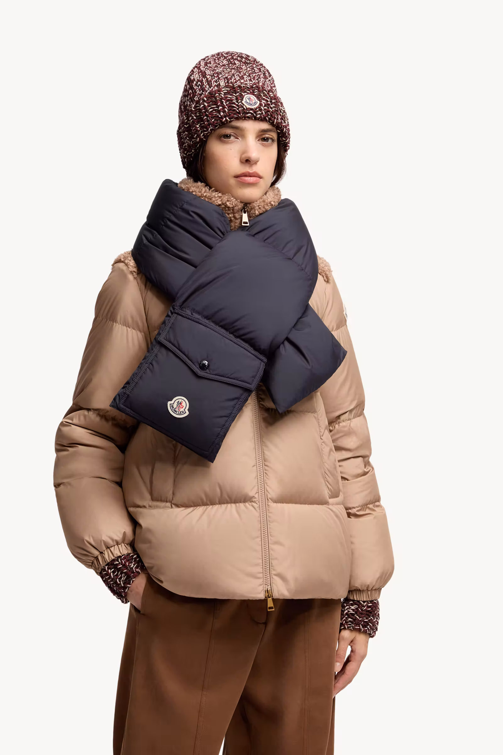 Down Packable Scarf