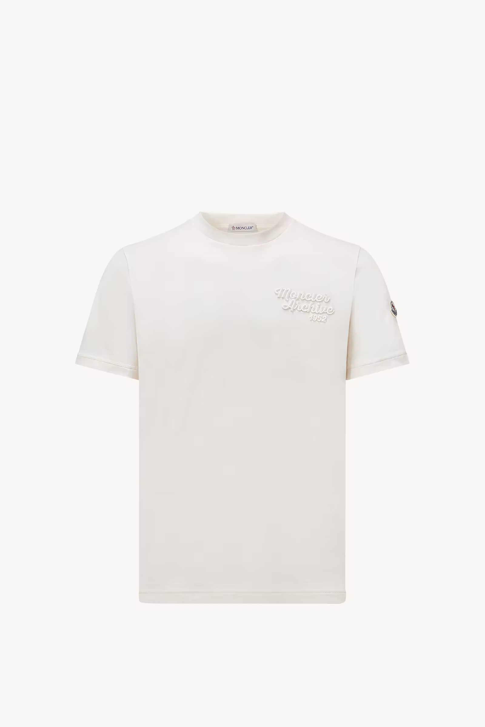 Embroidered Logo Cotton T-Shirt