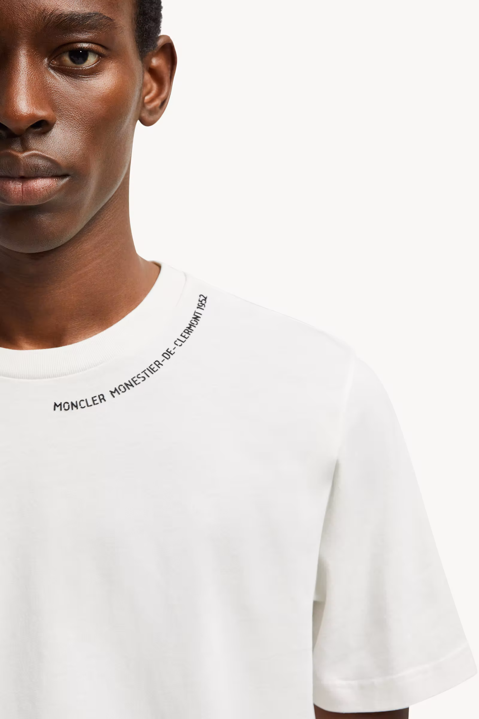 Embossed Logo Cotton T-Shirt