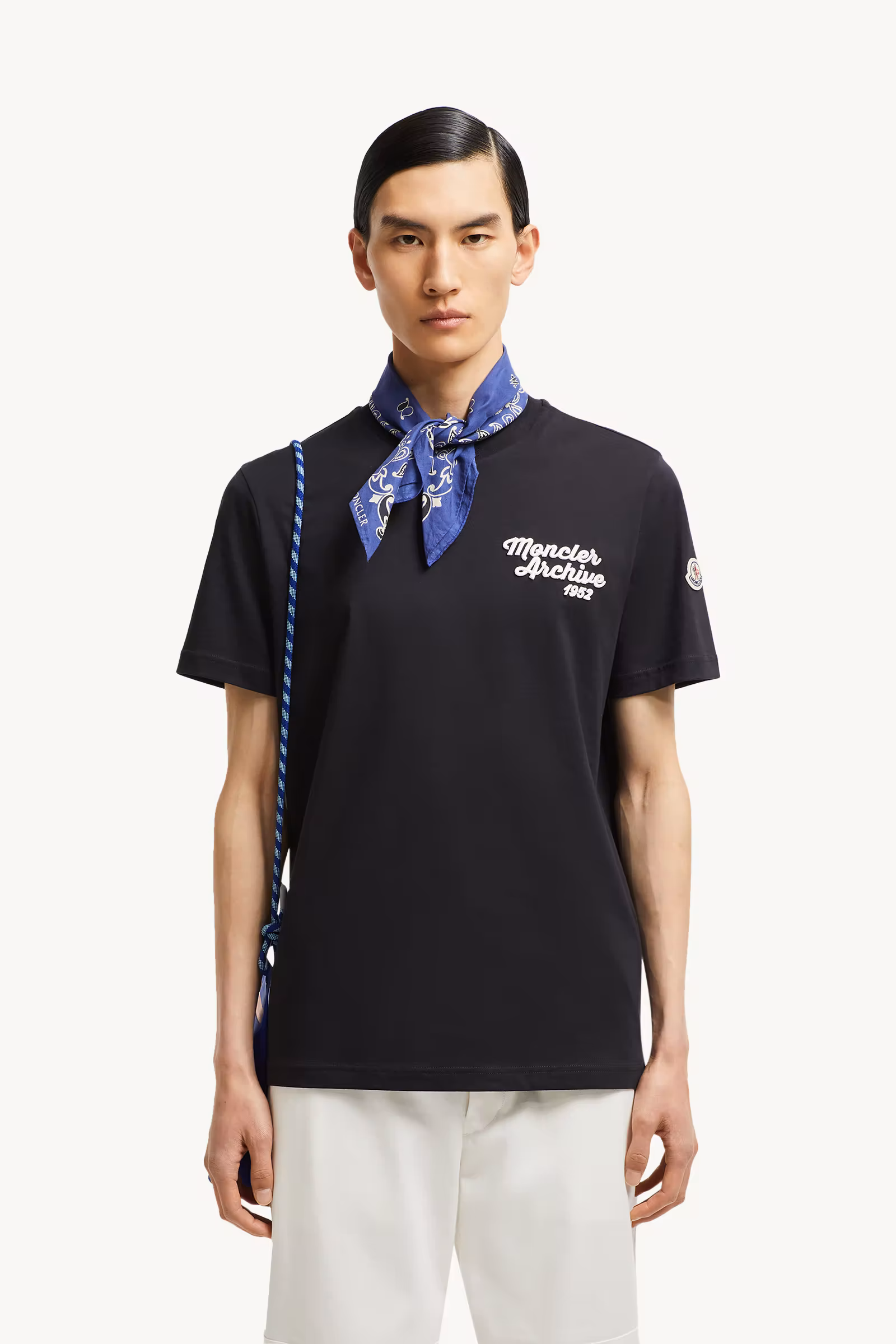 Embroidered Logo Cotton T-Shirt