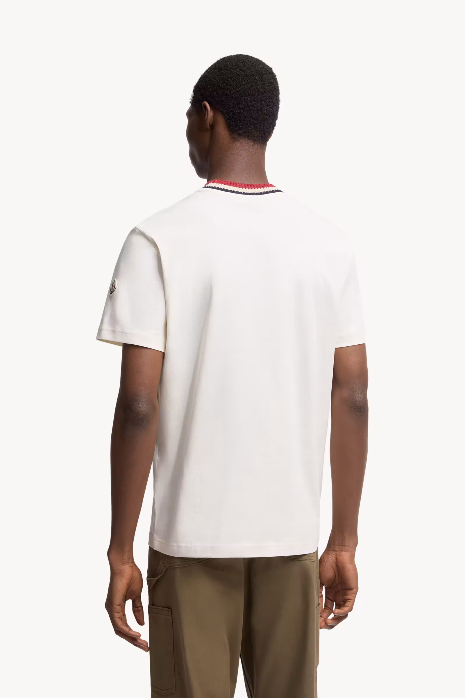 Embroidered Logo Cotton T-Shirt