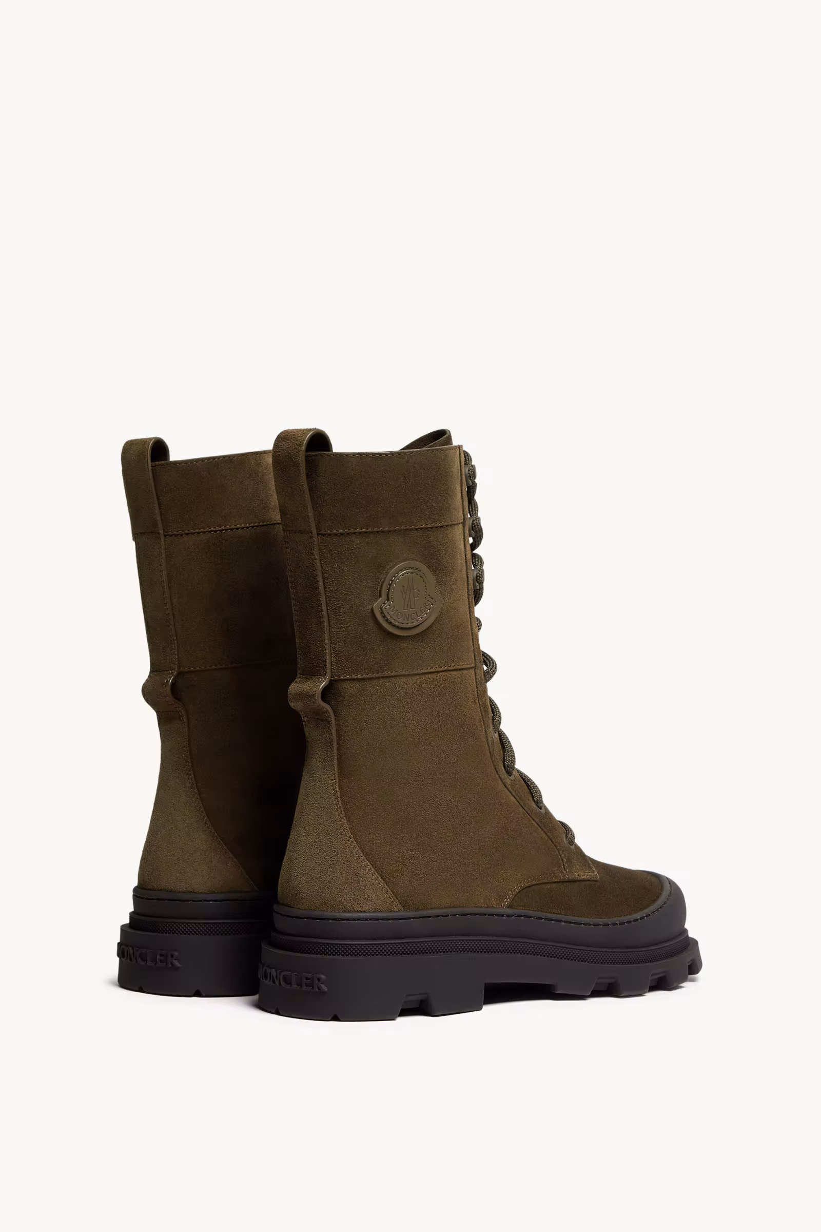 Vera High Suede Lace-Up Boots