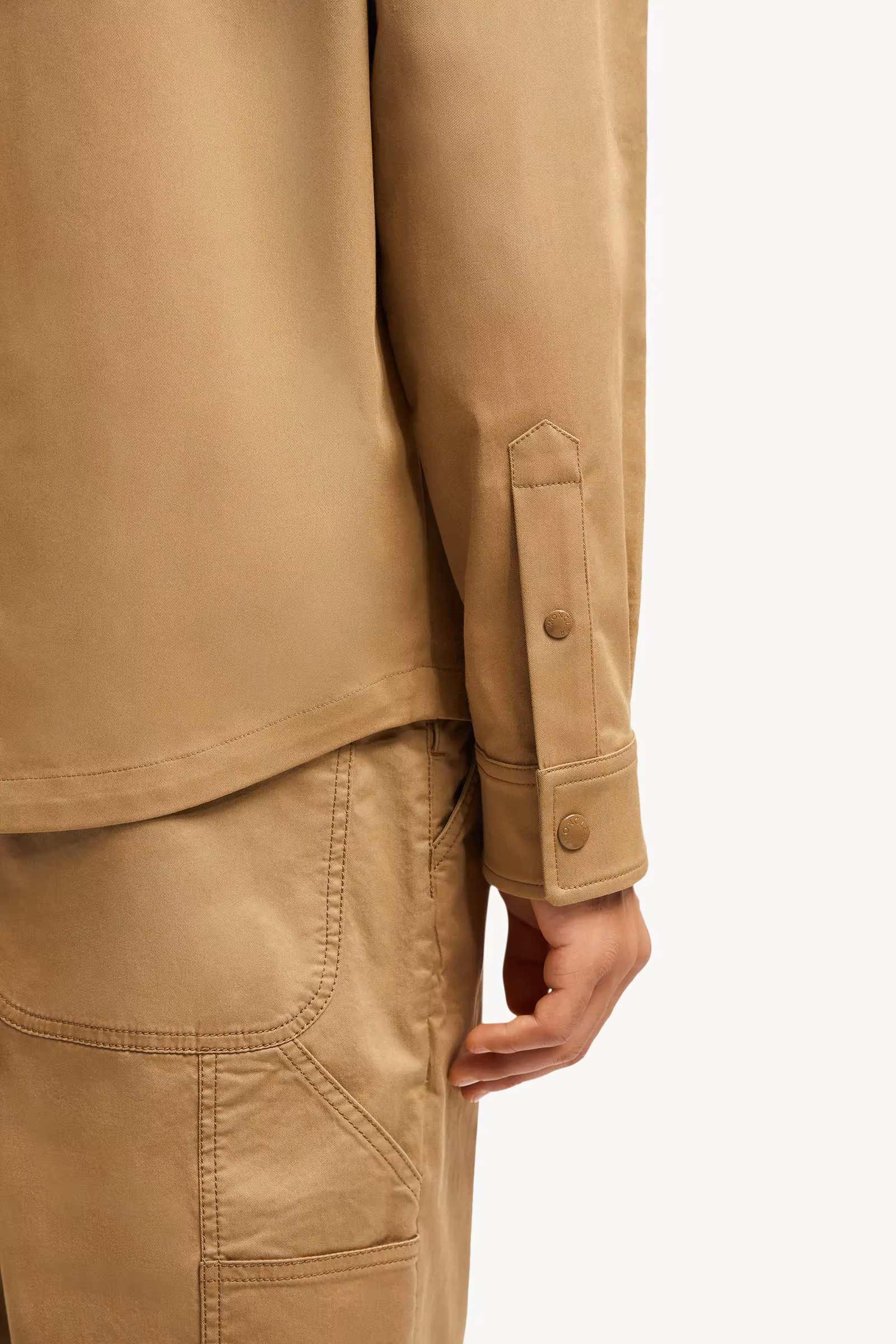 Cotton Gabardine Shirt Jacket