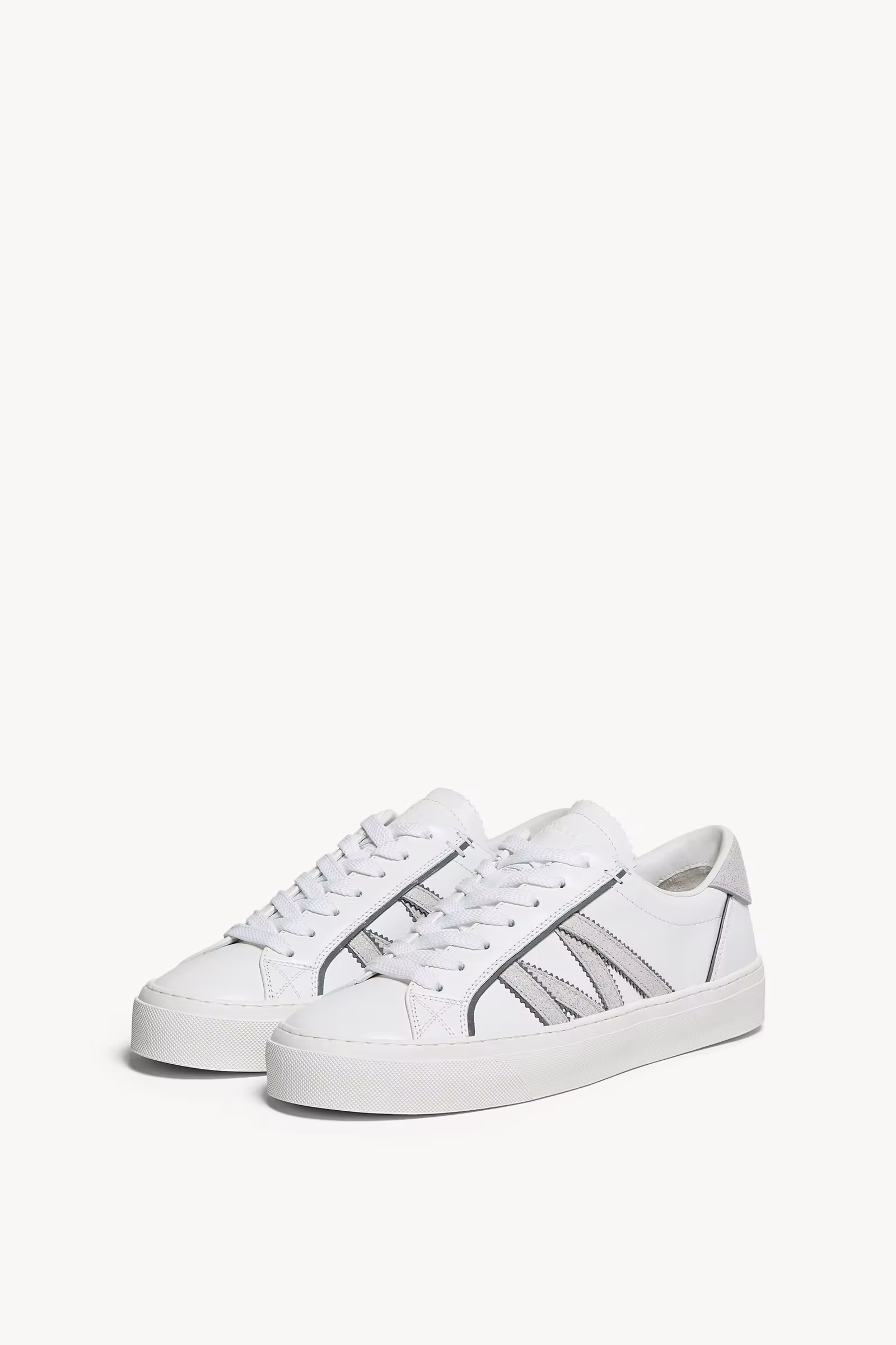 Monaco2 Leather & Glitter Sneakers