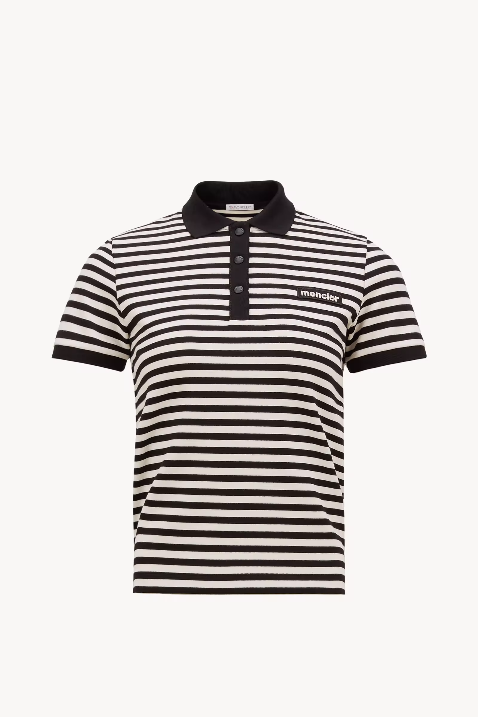 Striped Cotton Polo Shirt