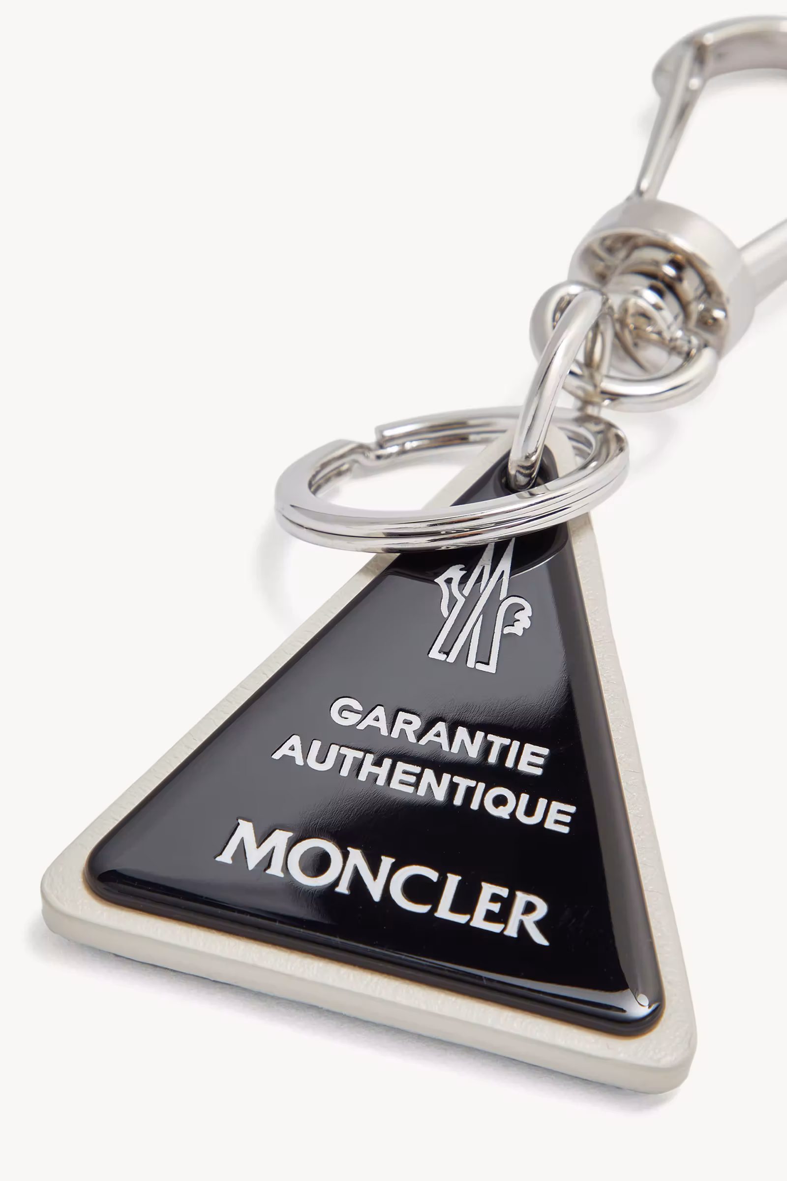 Logo Leather Key Ring