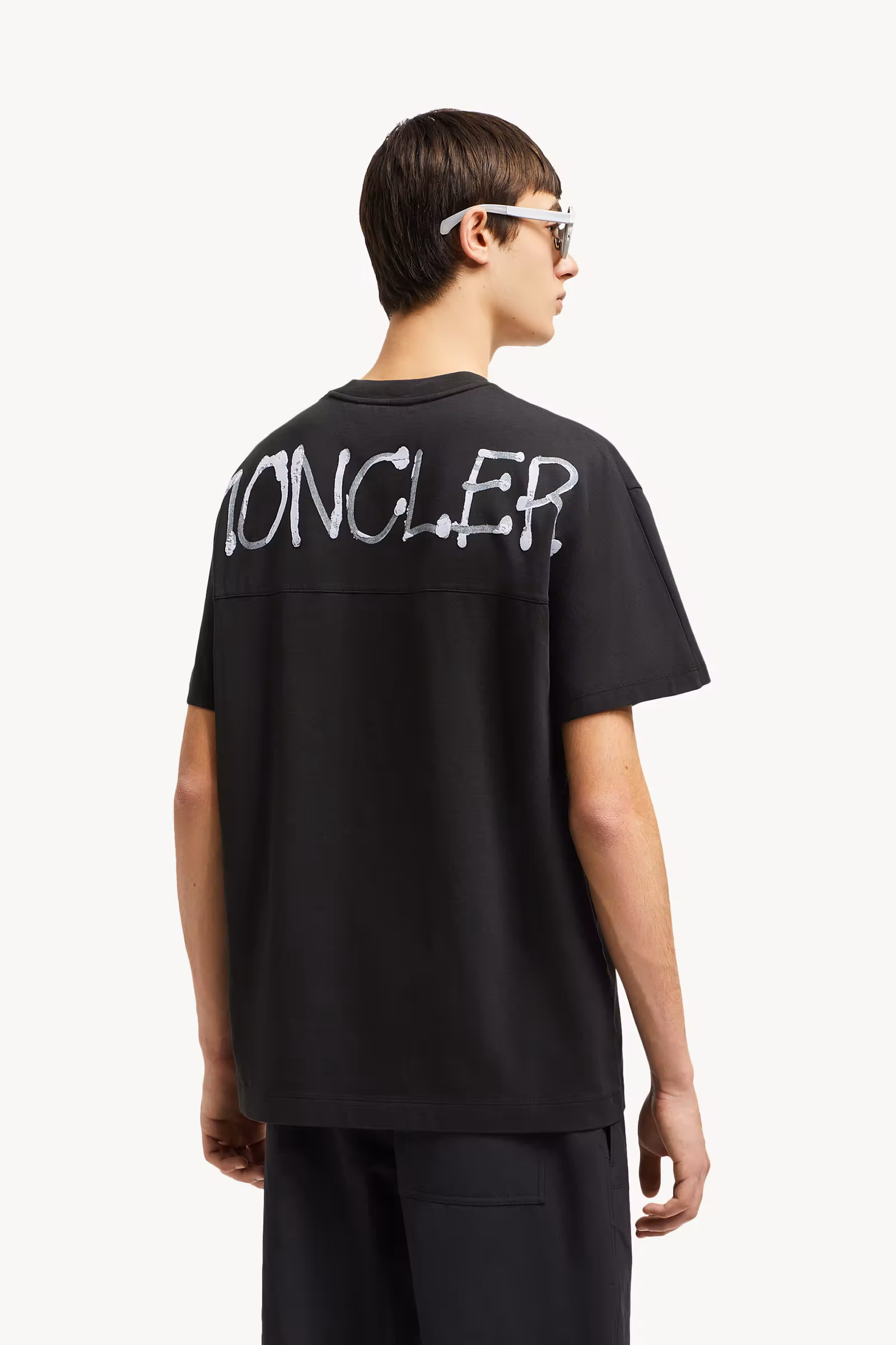 Graffiti Logo Cotton T-Shirt