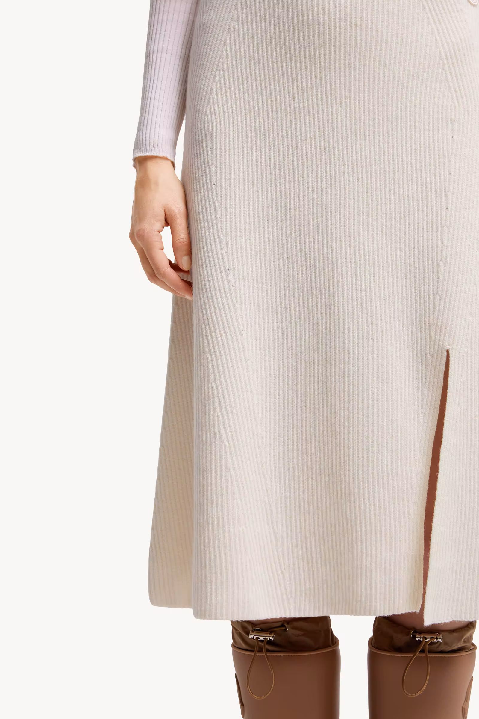 Wool & Cashmere Midi Skirt