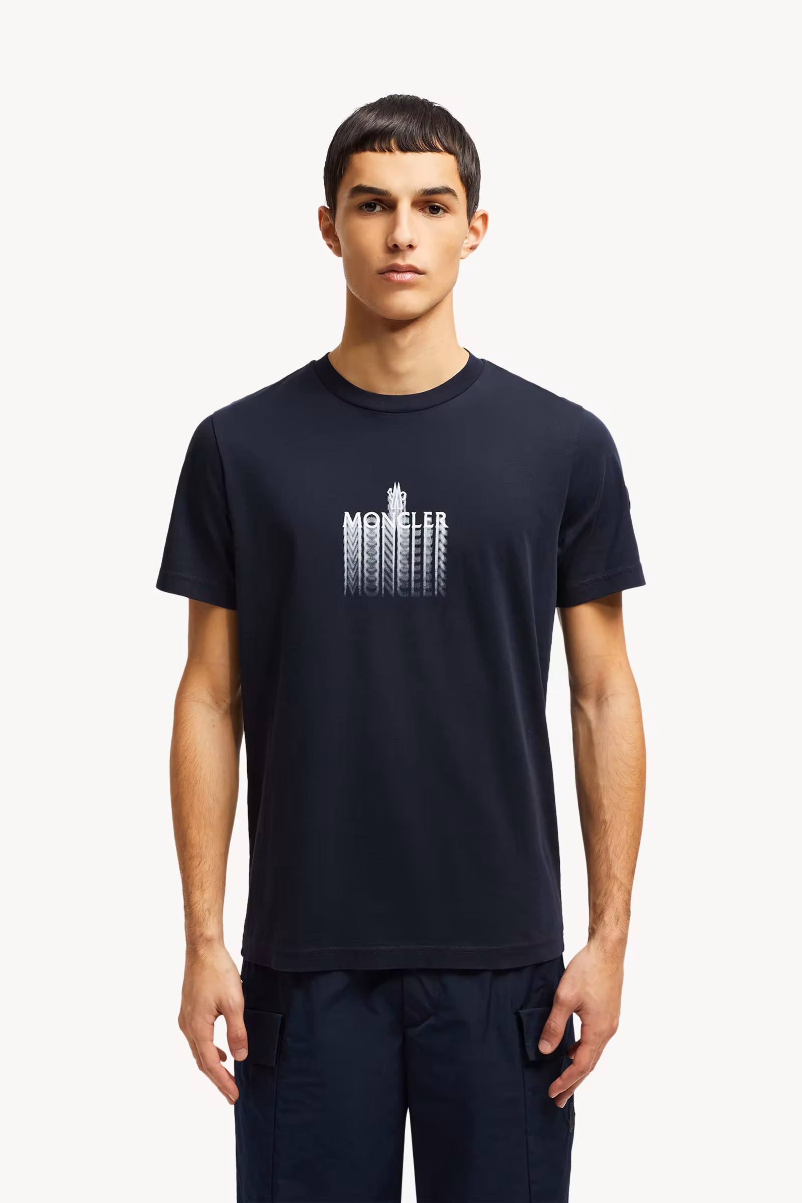 Faded Logo Cotton T-Shirt