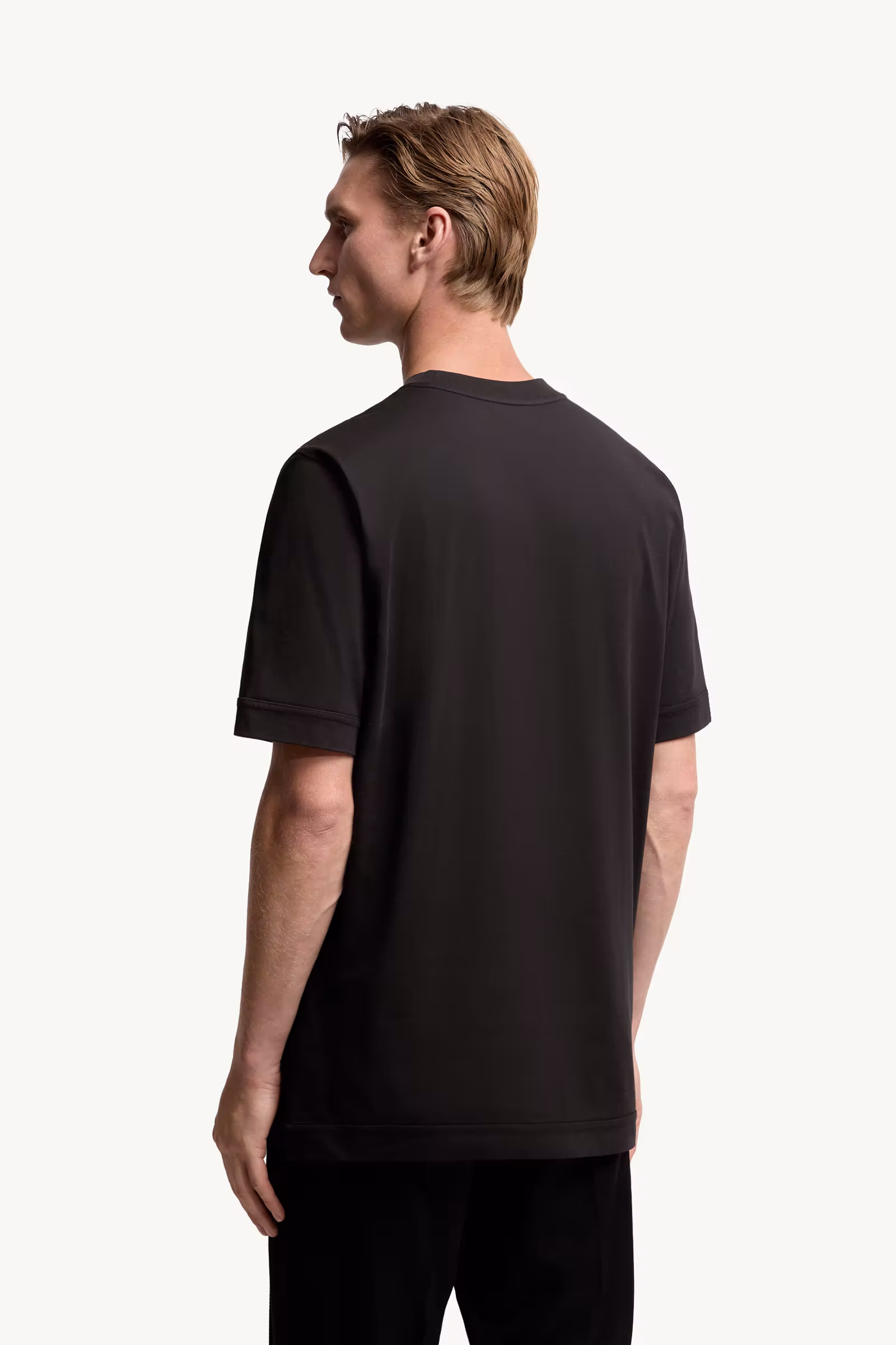 Logo Patch Cotton T-Shirt