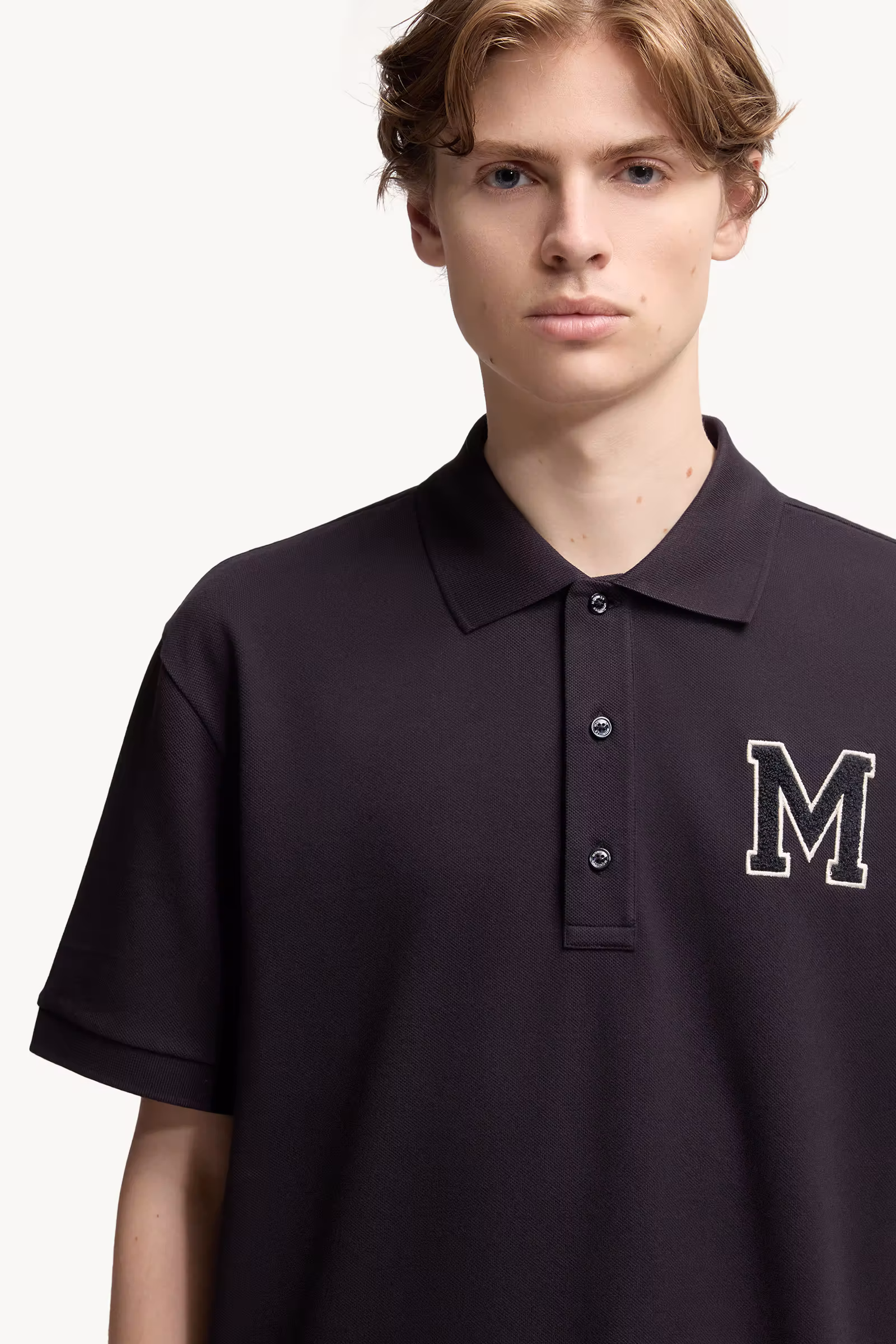 Monogram Cotton Piquet Polo Shirt