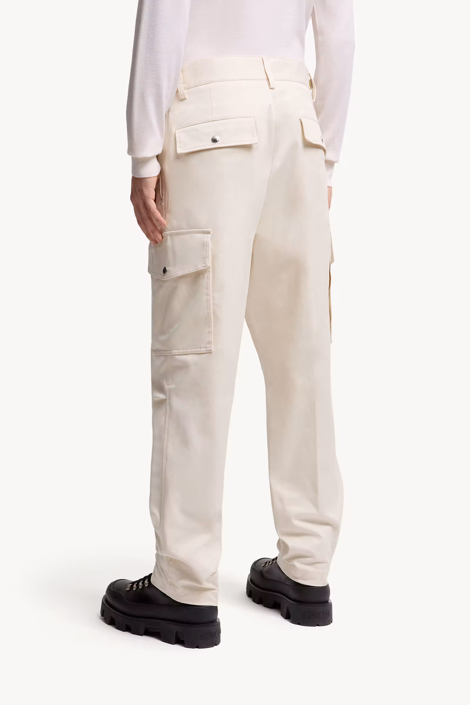 Cotton Gabardine Cargo Pants