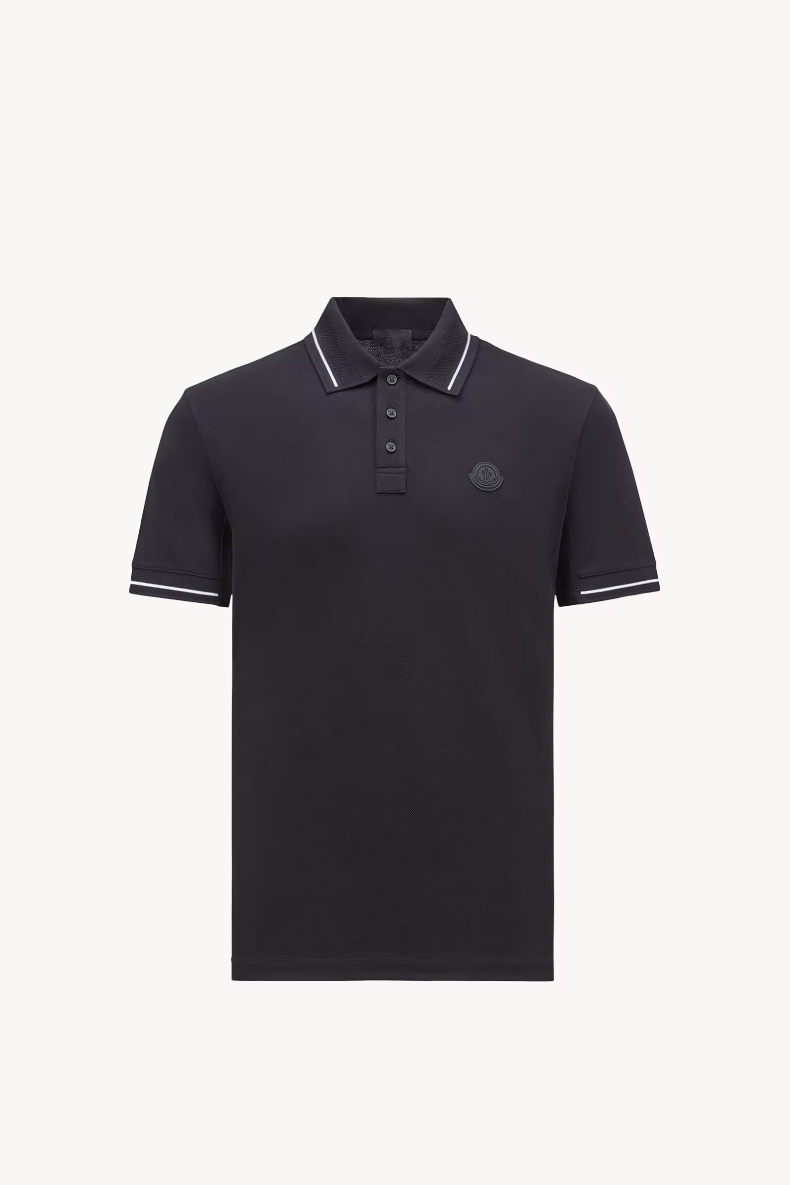 Logo Patch Cotton Polo Shirt