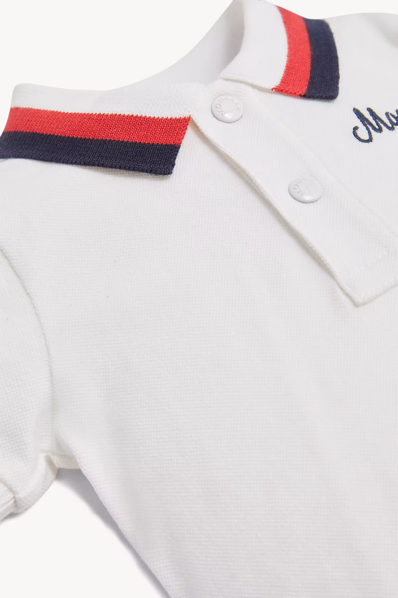 Embroidered Logo Cotton Polo Shirt