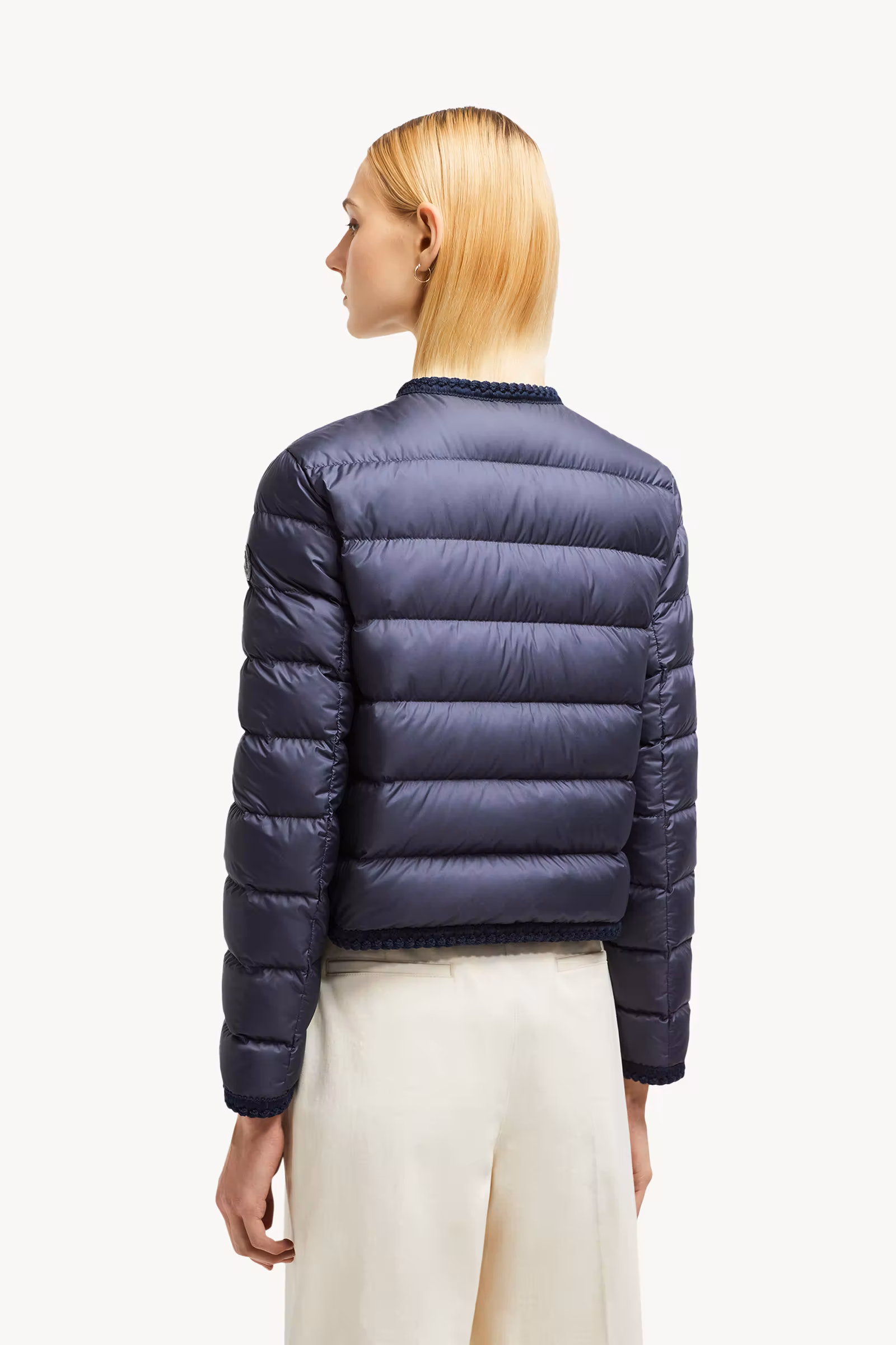 Gencay Braided Trim Short Down Jacket
