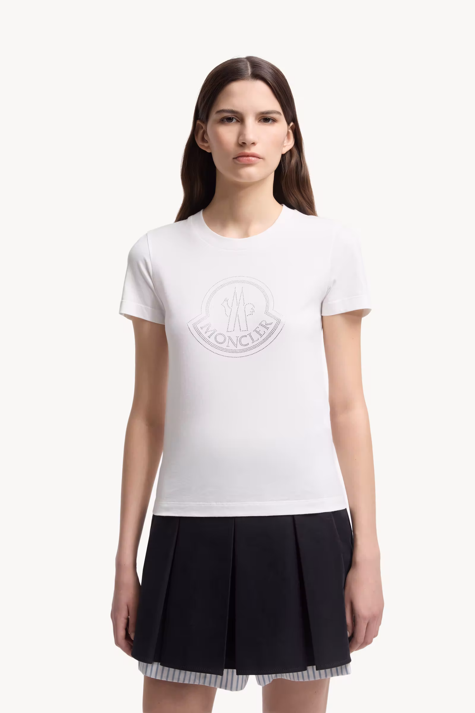 Crystal Logo Cotton T-Shirt
