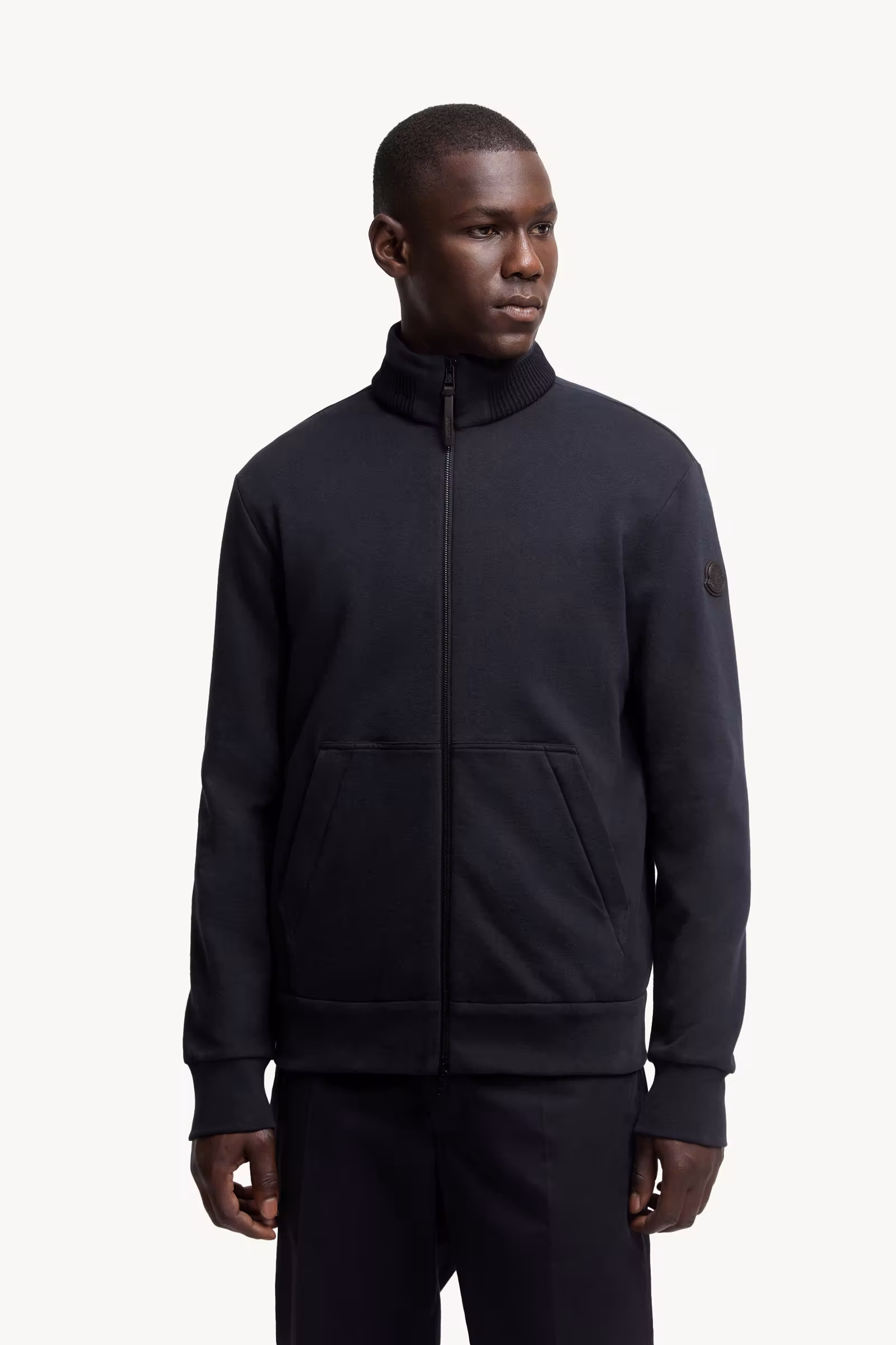 Cotton & Cashmere Zip-Up Sweatshirt