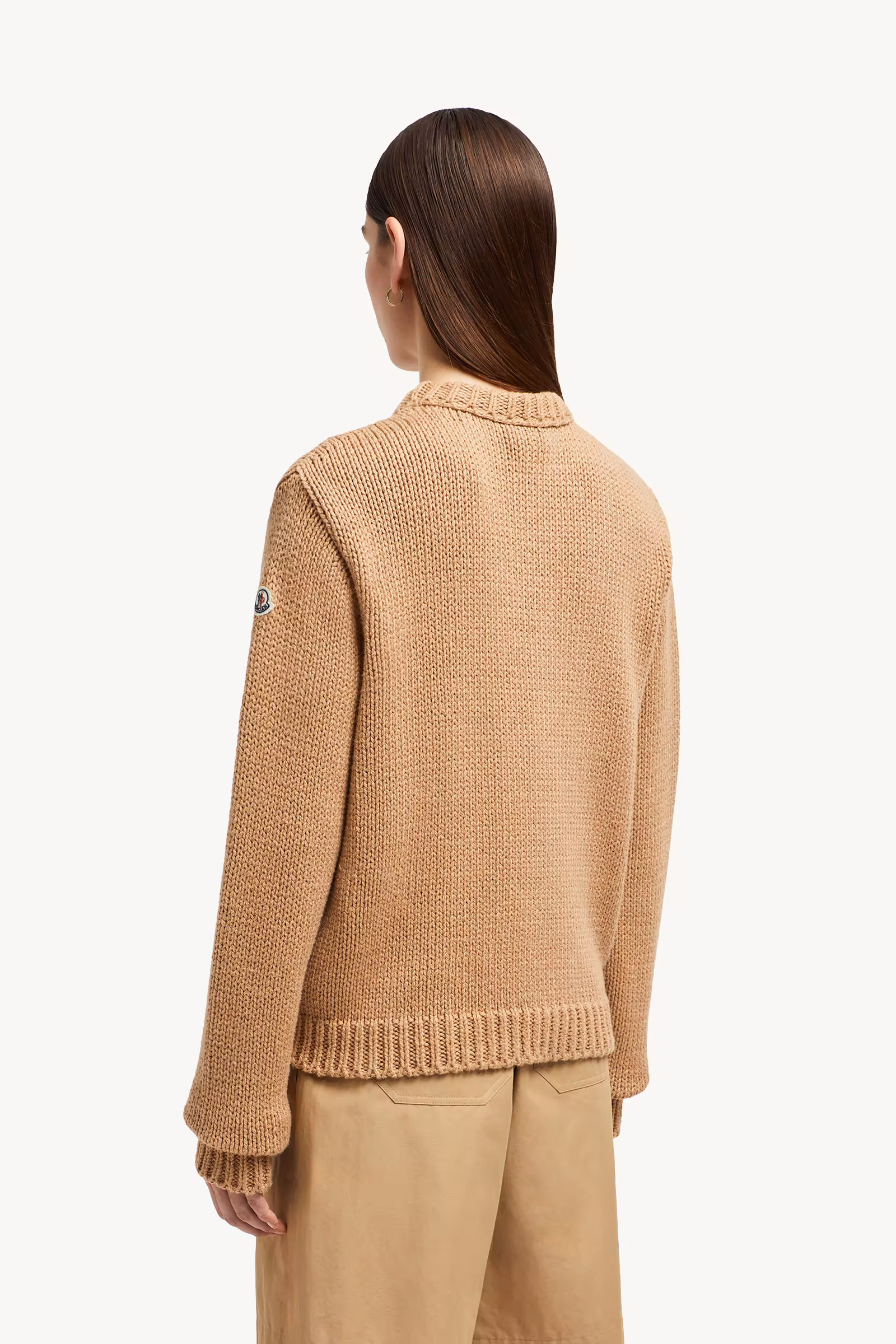 Embroidered Logo Cotton Sweater