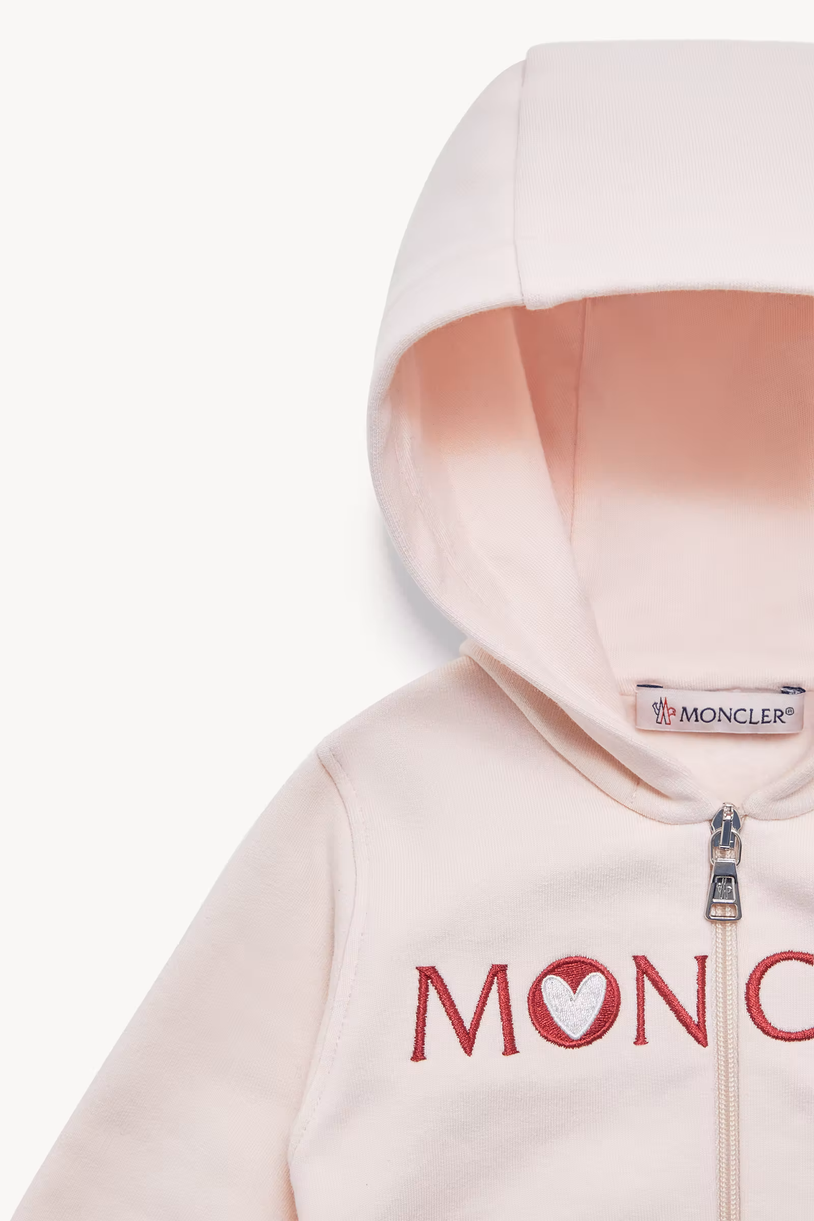 Embroidered Heart Logo Cotton Sweatsuit Set