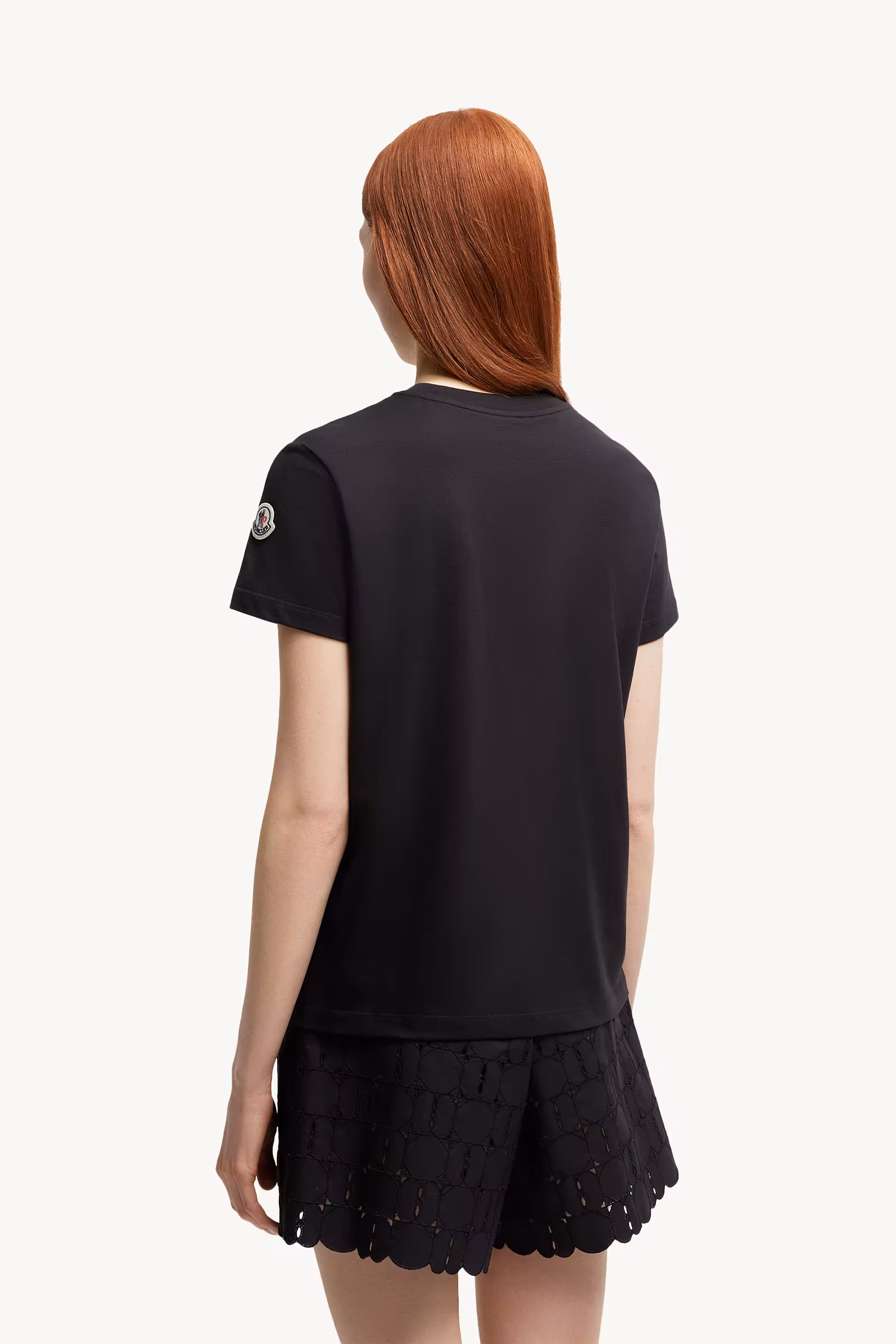 Embroidered Logo Cotton T-Shirt