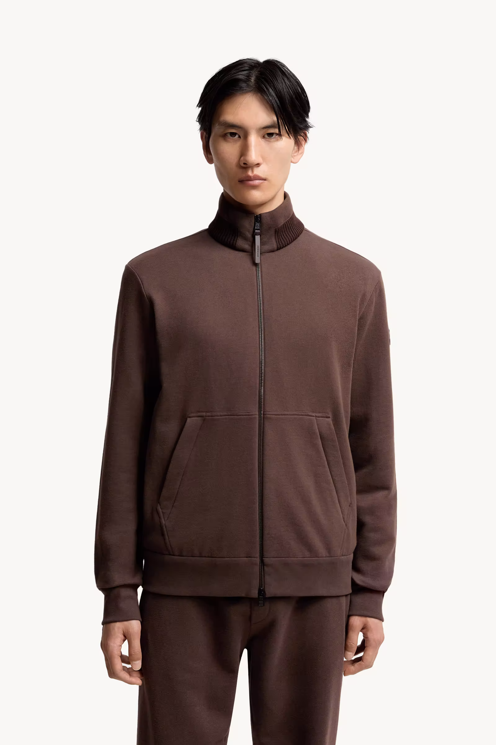 Cotton & Cashmere Zip-Up Sweatshirt