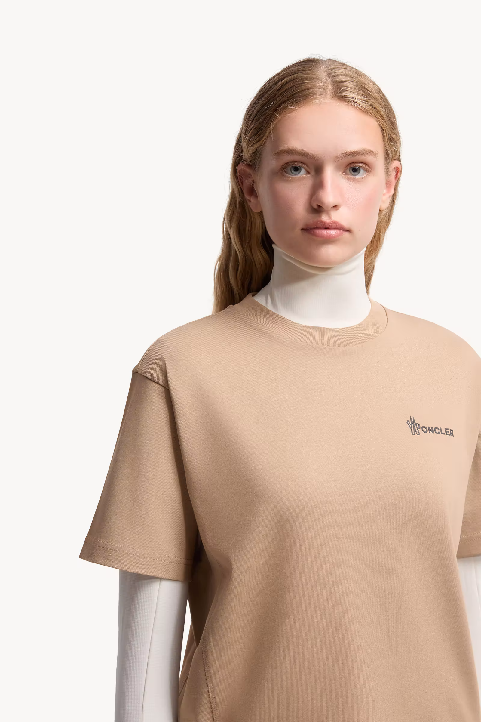 Embossed Logo Cotton T-Shirt