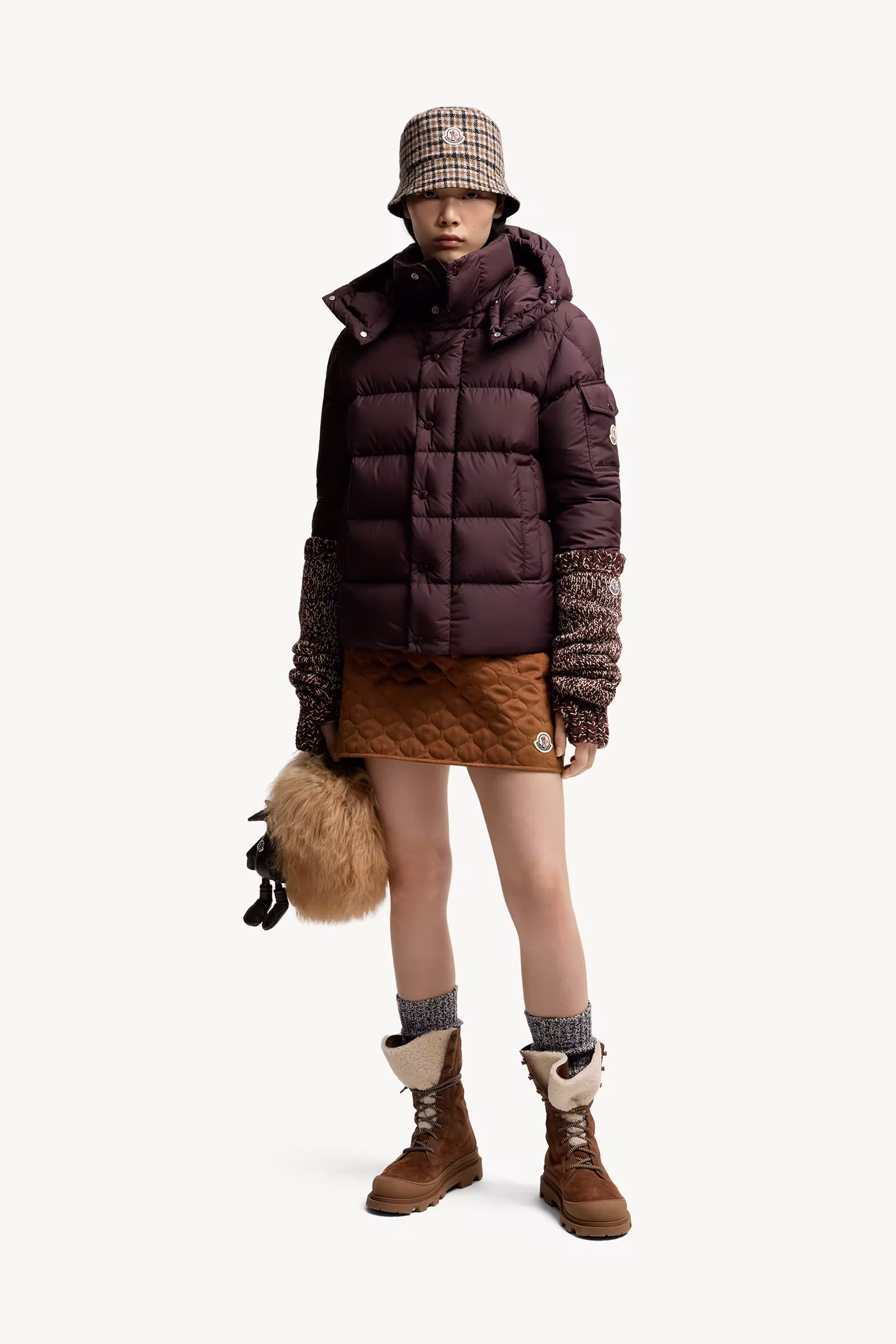 Moncler Maya 70 Hooded Short Down Jacket