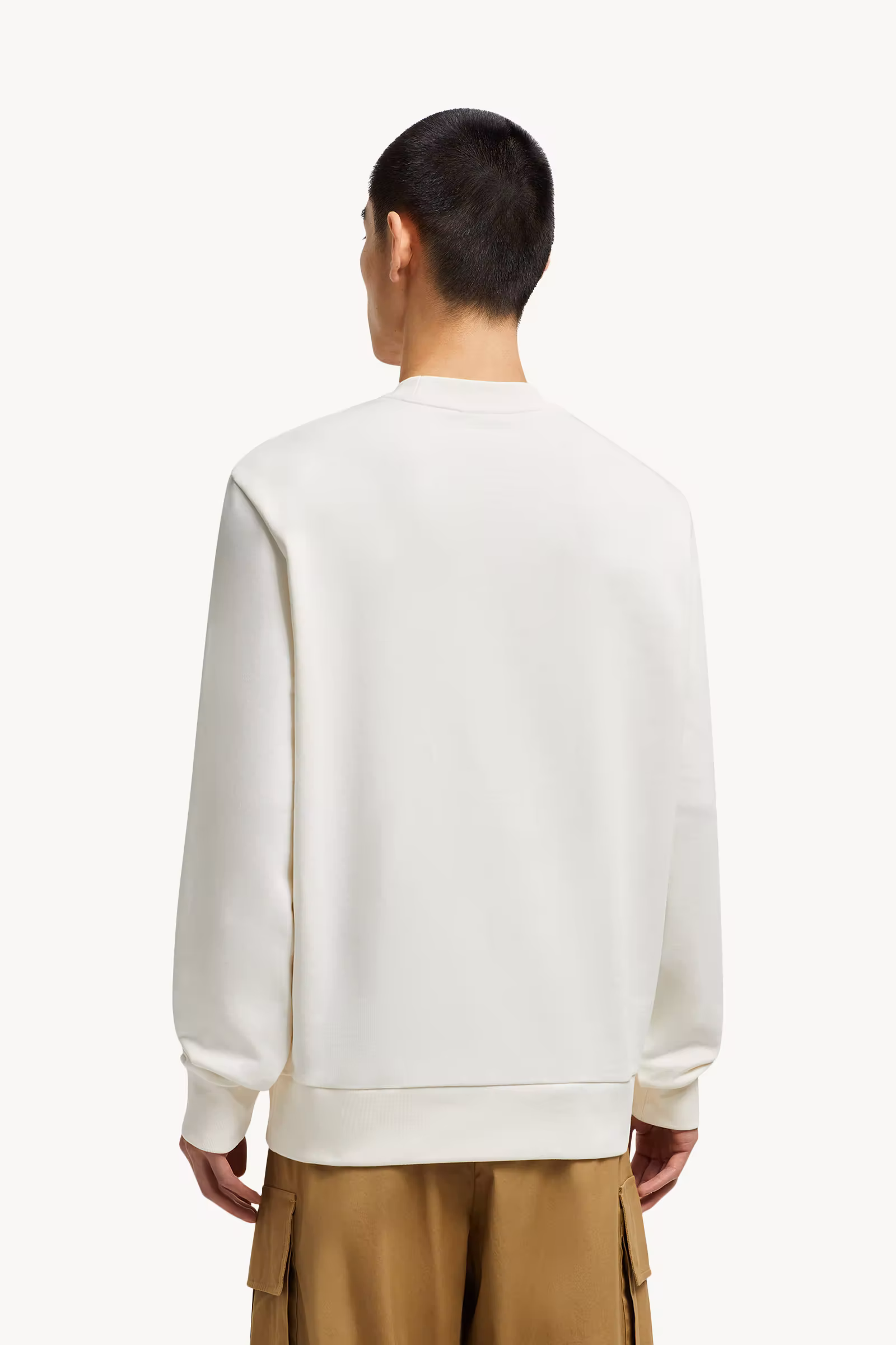 Logo Patch Cotton Sweatshirt
