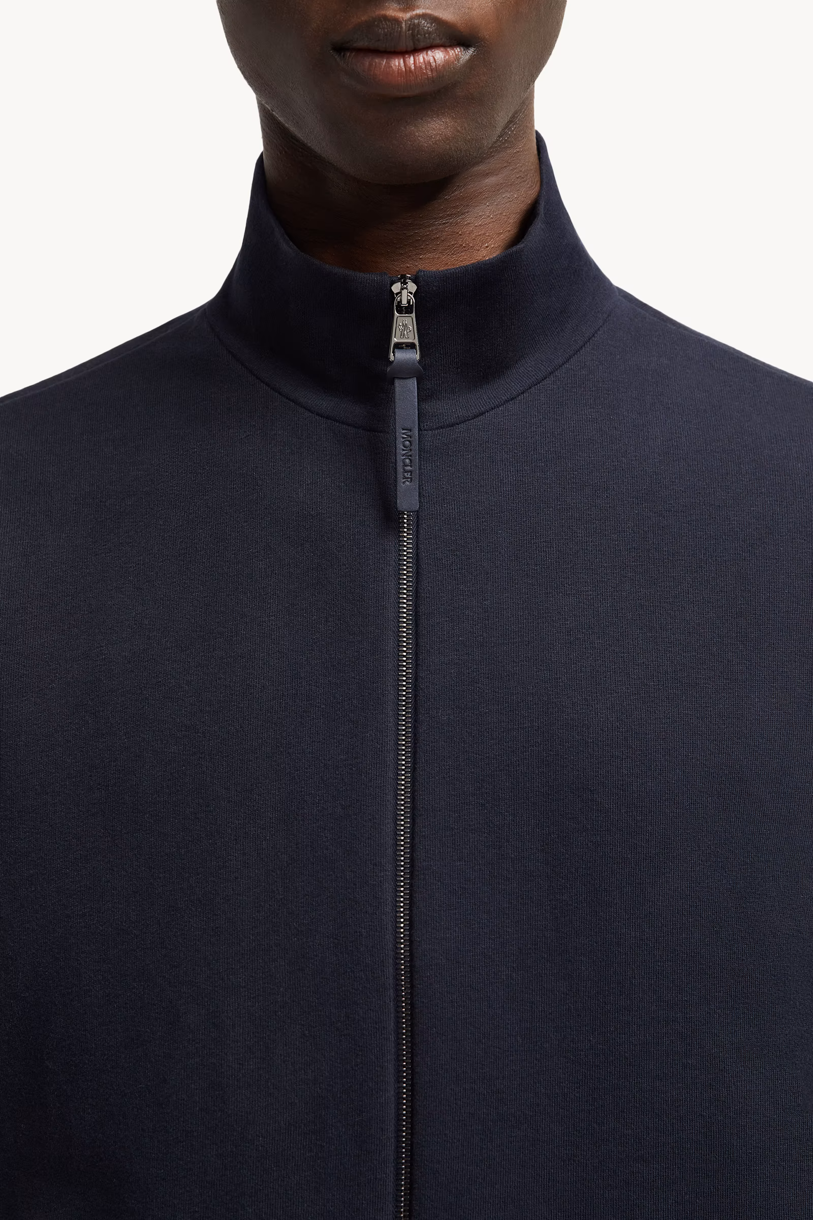 Suede-Trimmed Cotton & Cashmere Sweatshirt