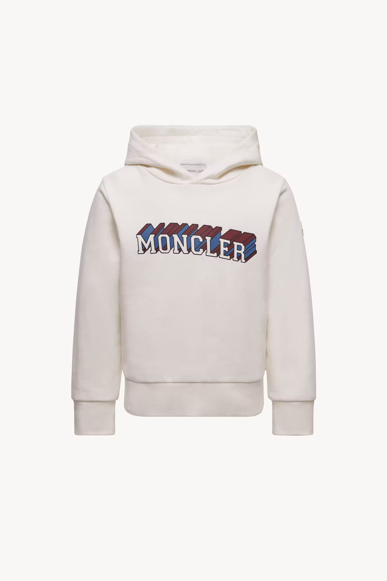 Logo Motif Cotton Hoodie