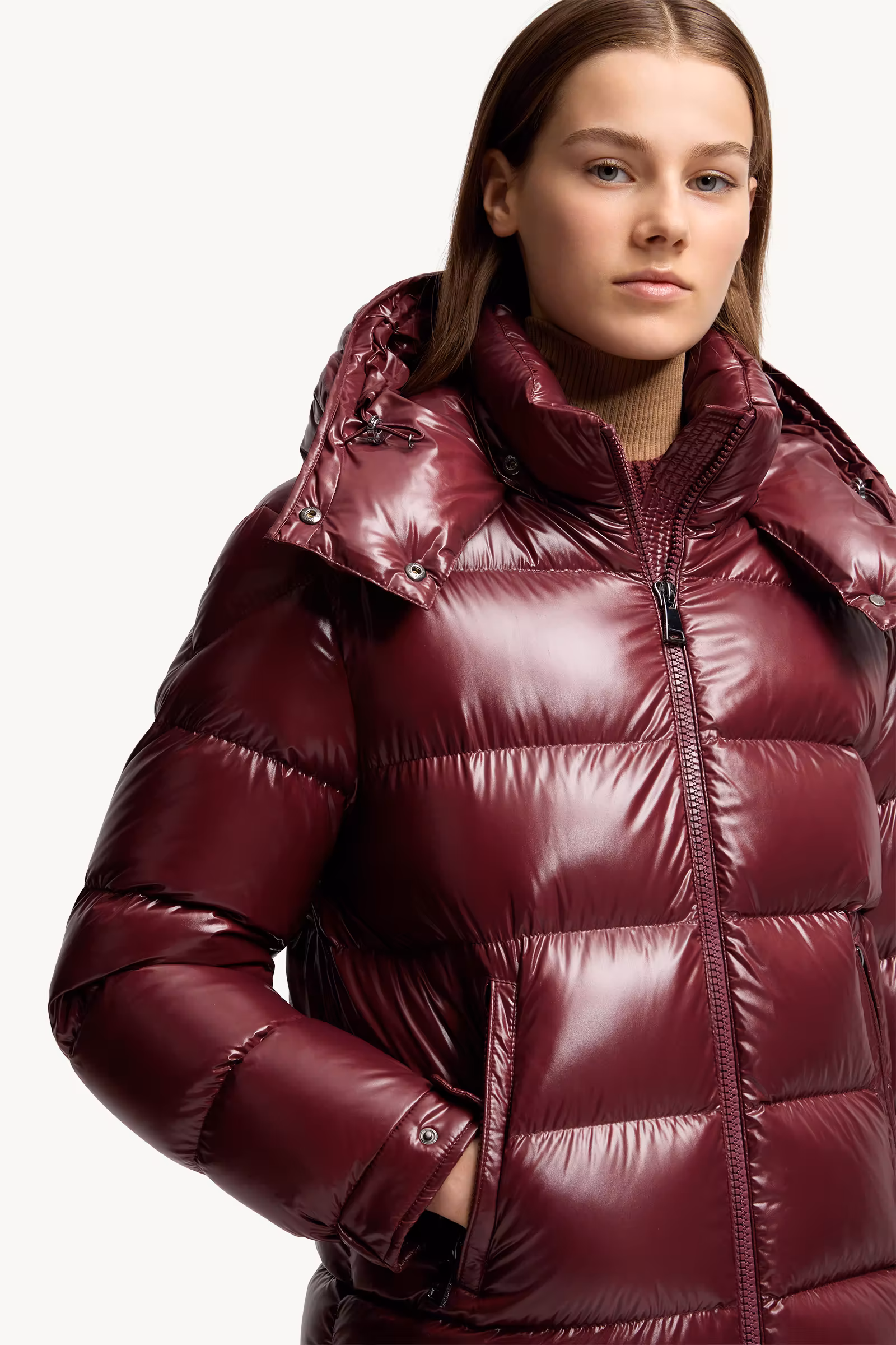 Maire Hooded Short Down Jacket