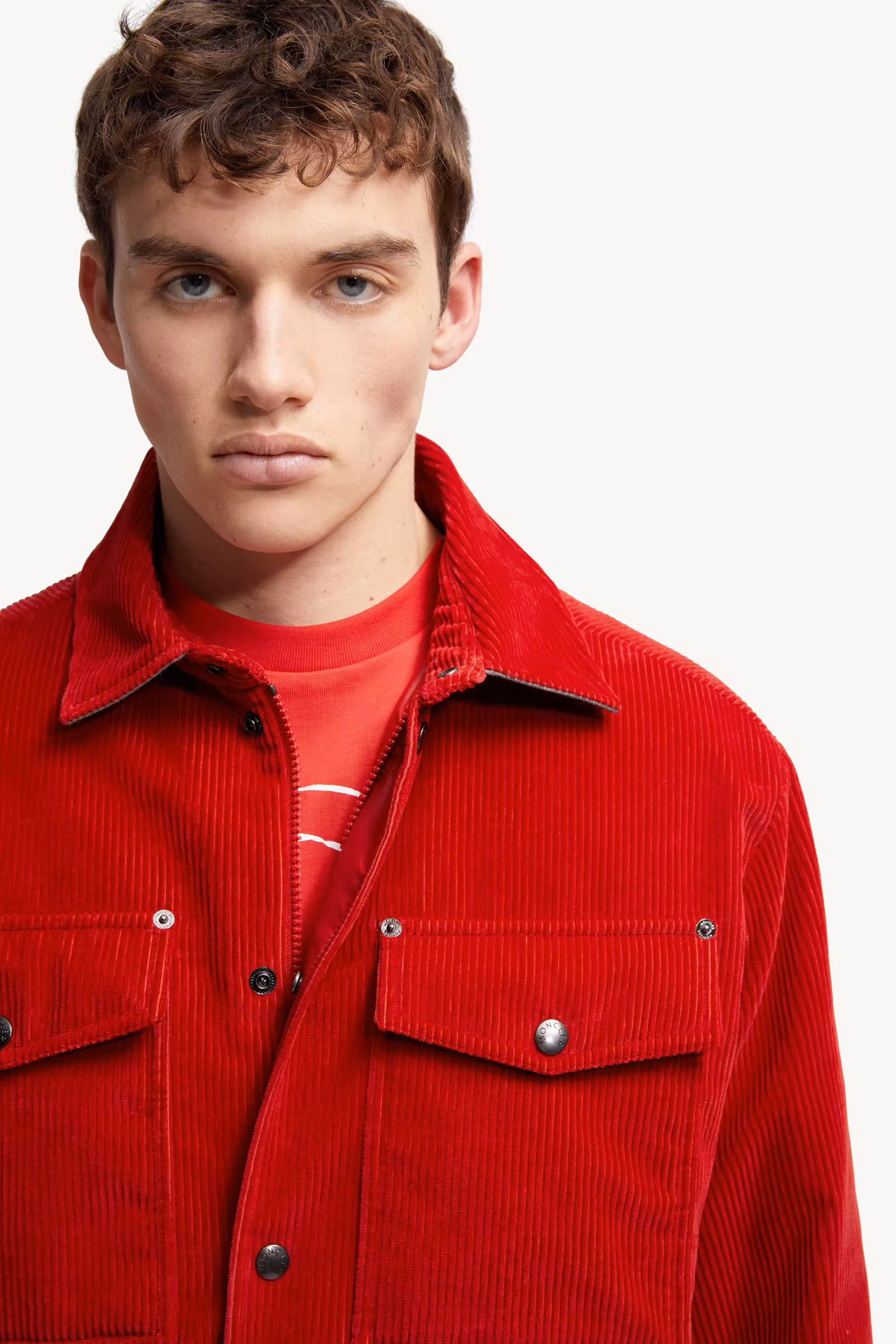 Ambroisie Corduroy Down Shirt Jacket