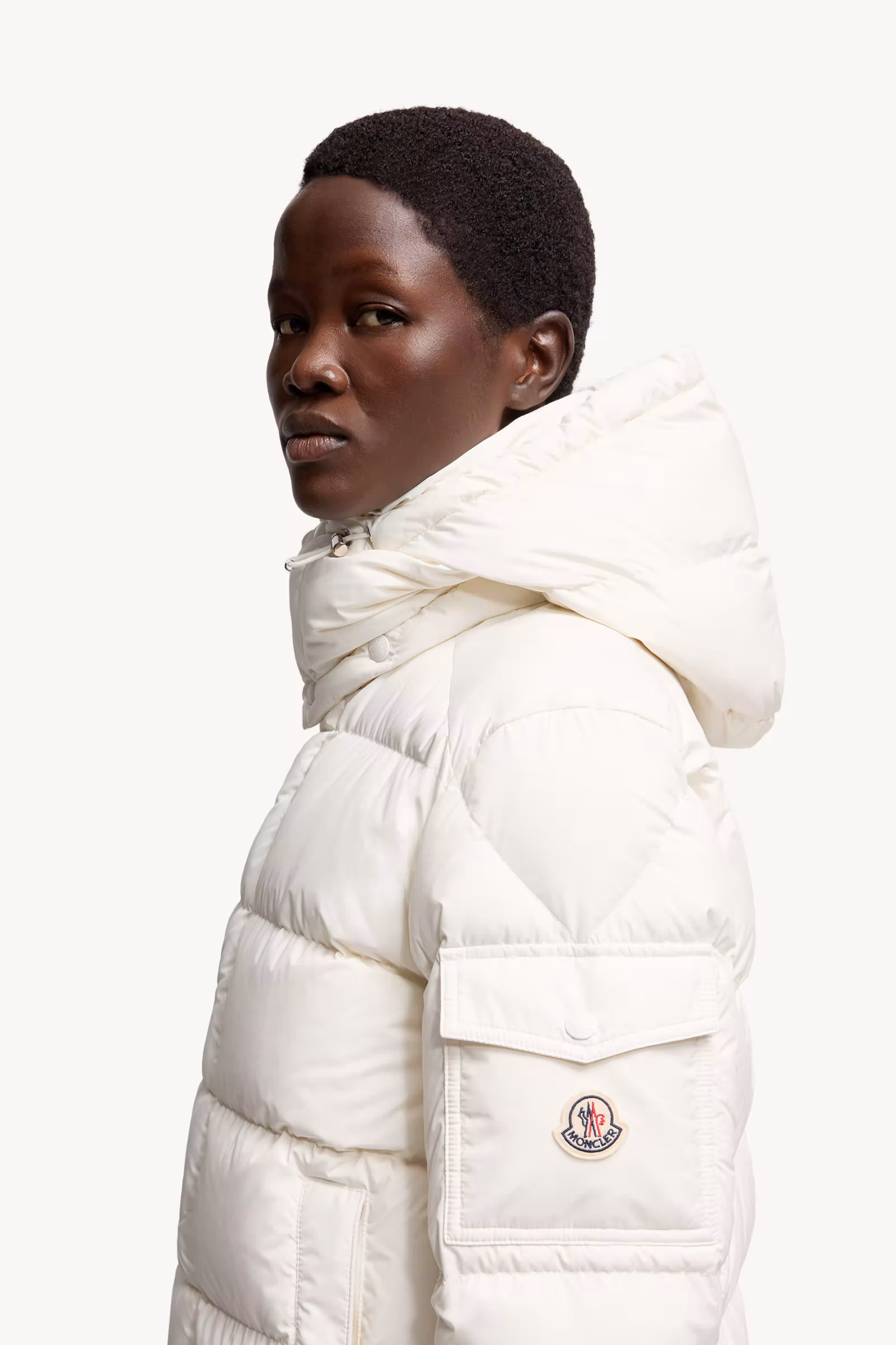 Moncler Maya 70 Hooded Short Down Jacket