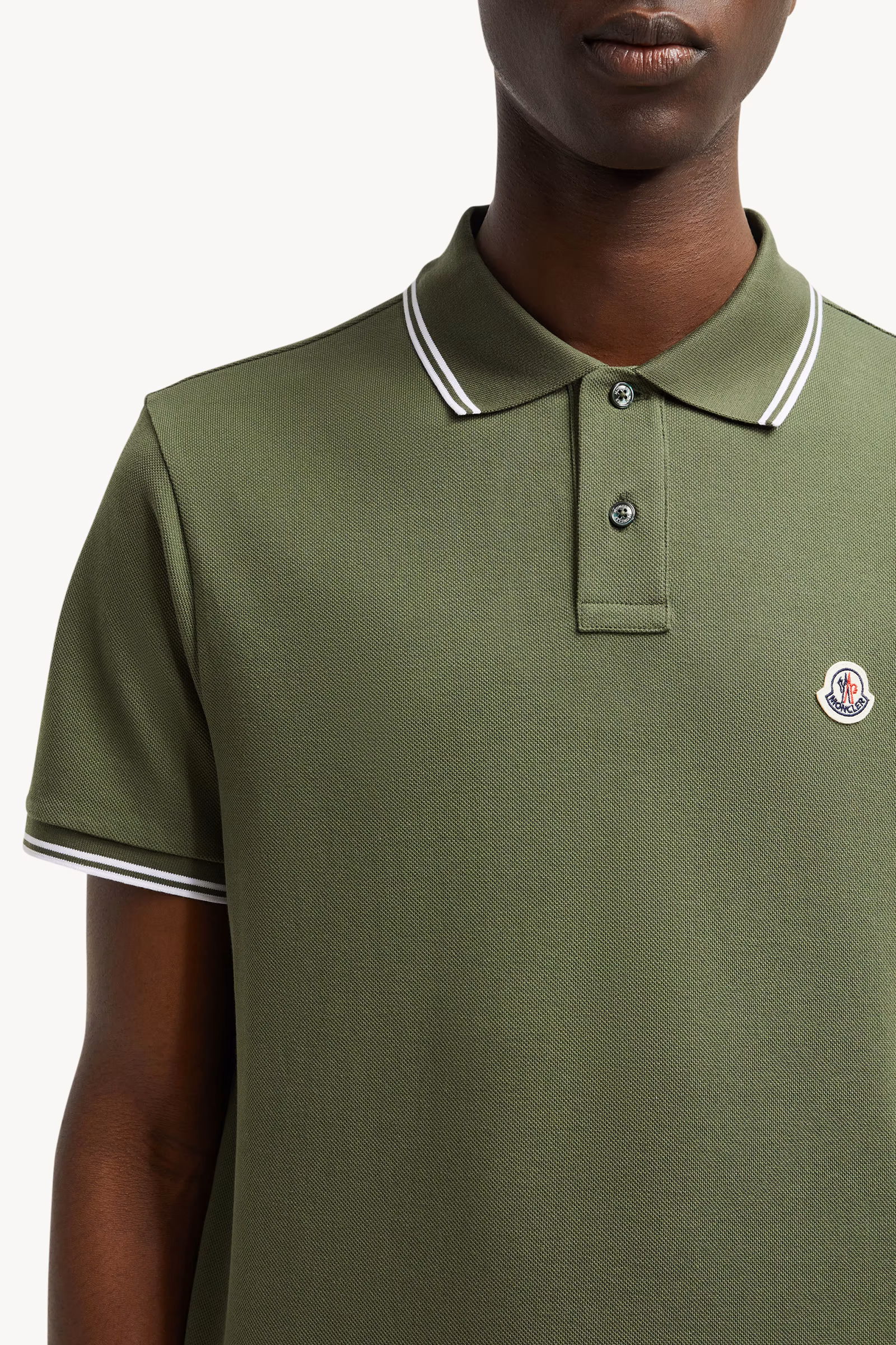 Logo Patch Cotton Polo Shirt