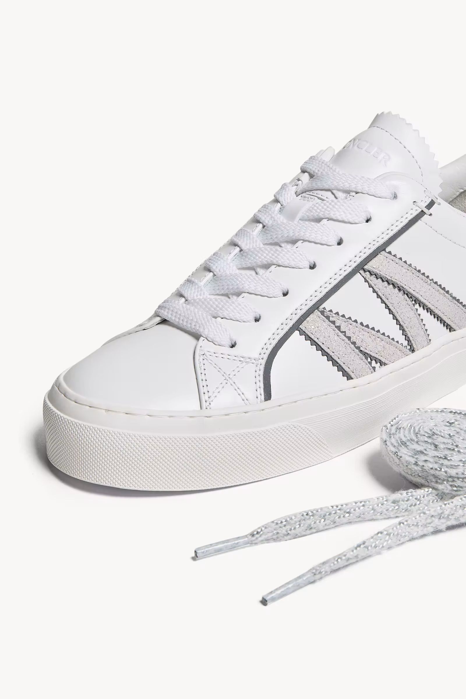 Monaco2 Leather & Glitter Sneakers