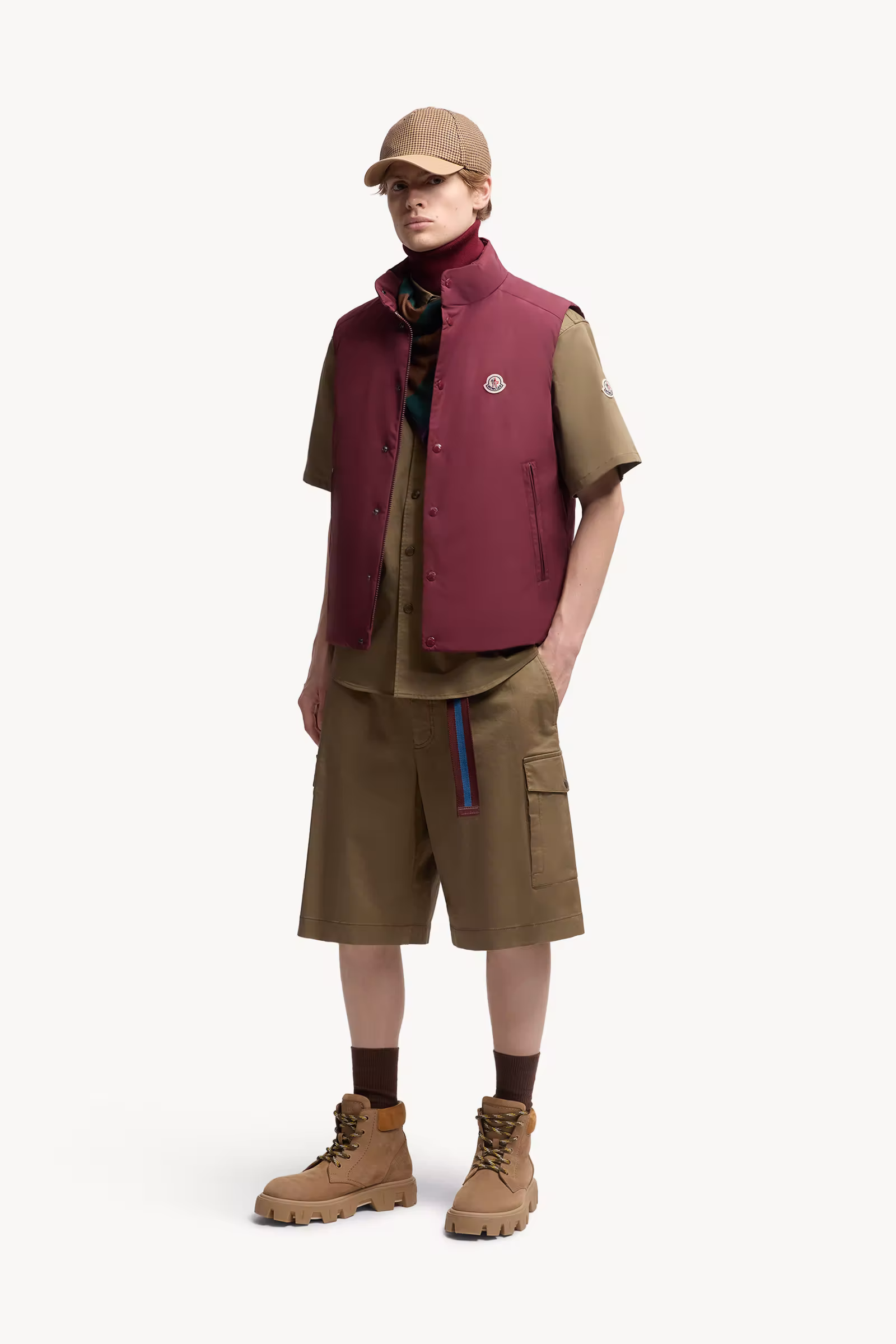 Cotton Gabardine Cargo Shorts