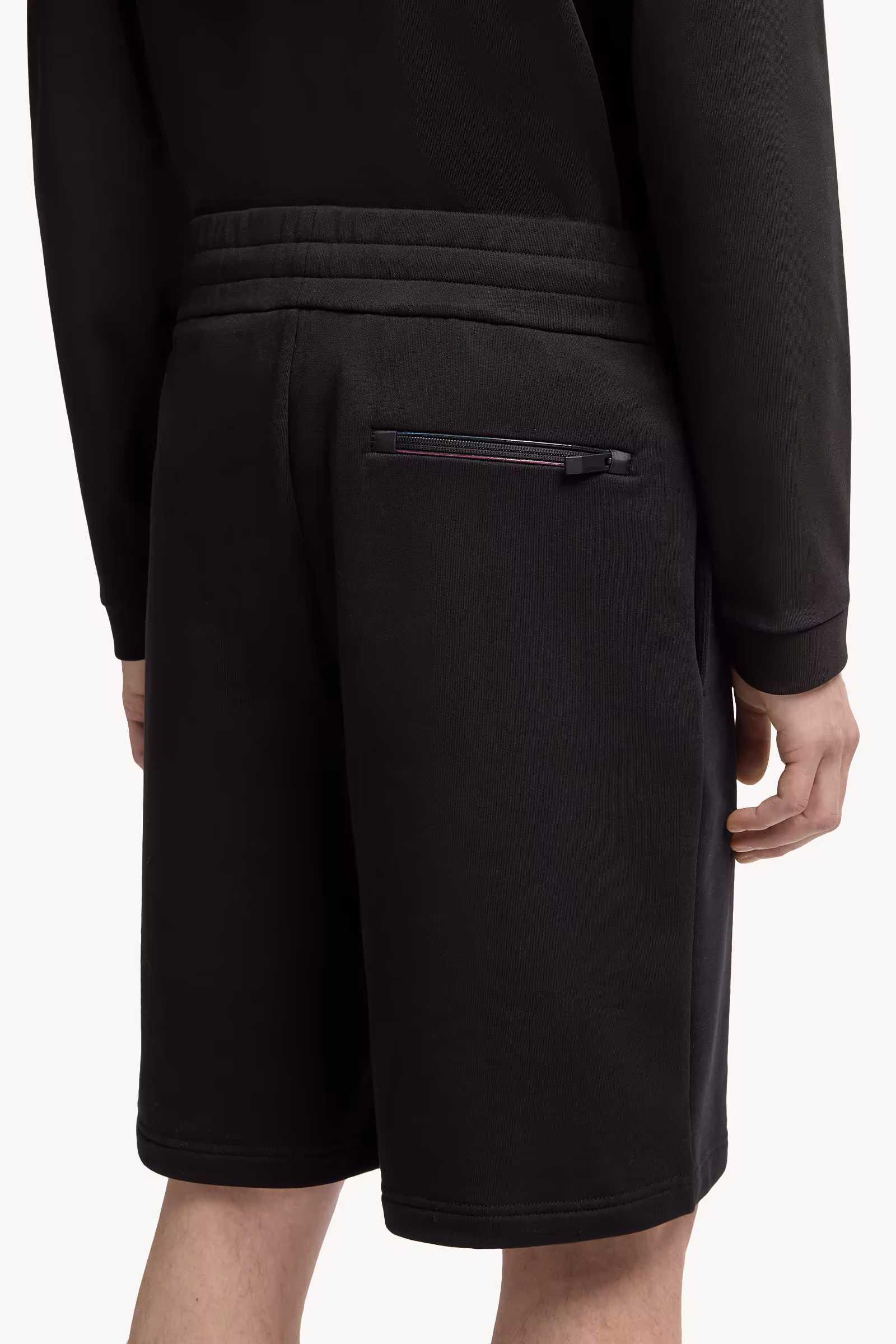 Logo Patch Cotton Shorts