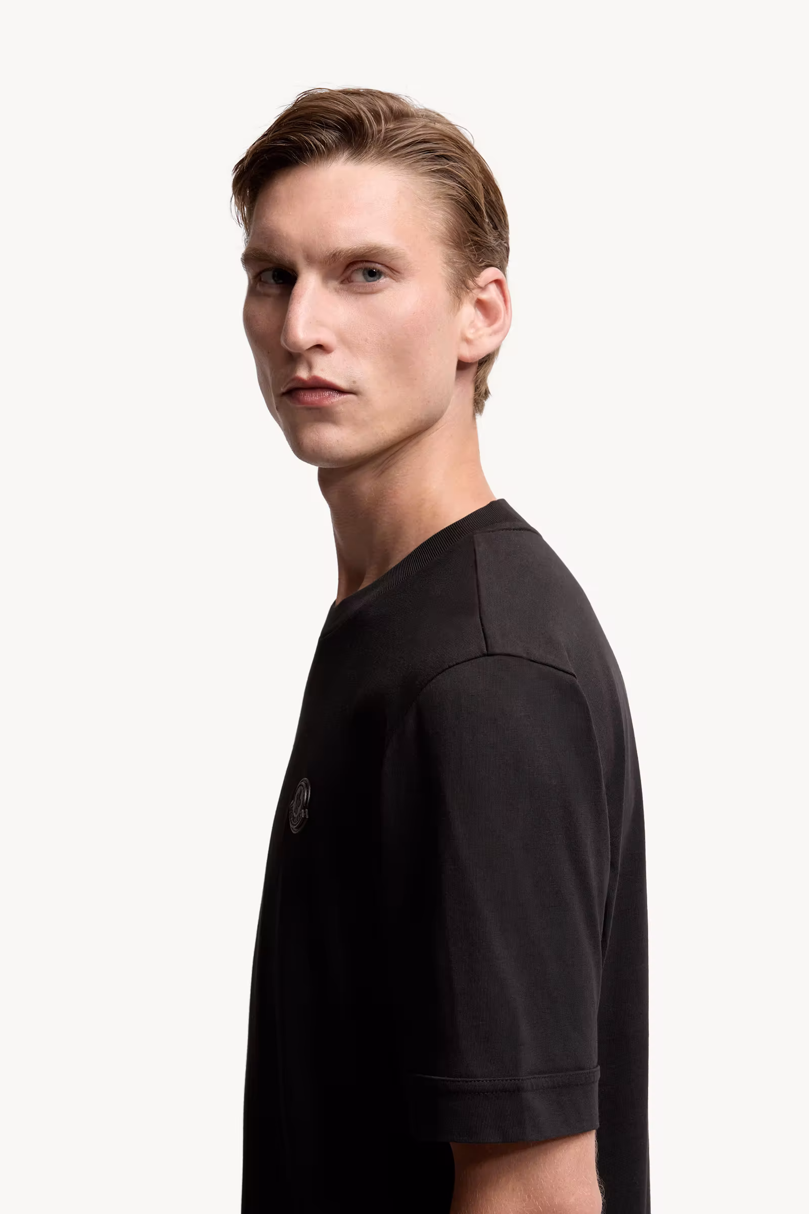 Logo Patch Cotton T-Shirt