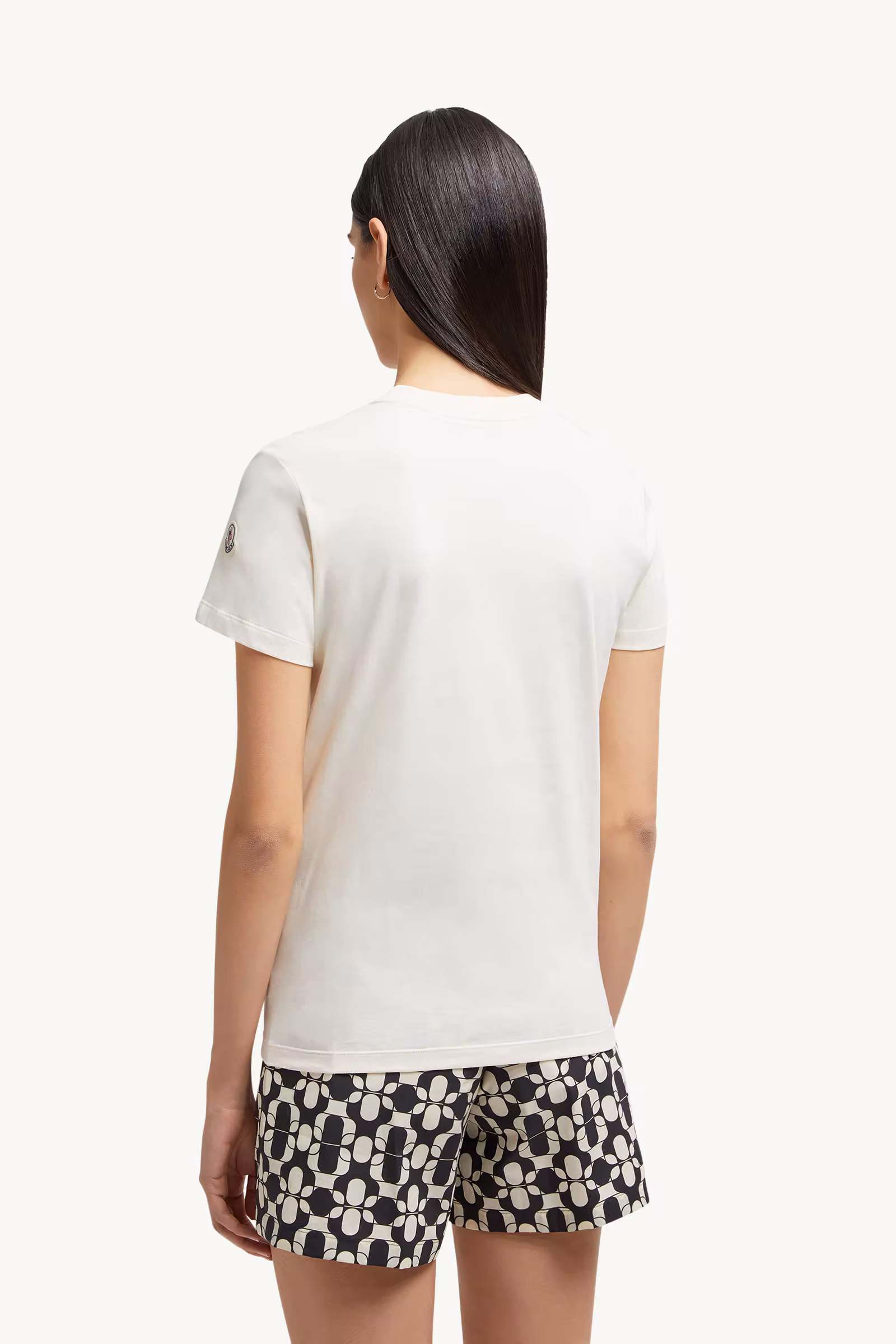 Embroidered Logo Cotton T-Shirt