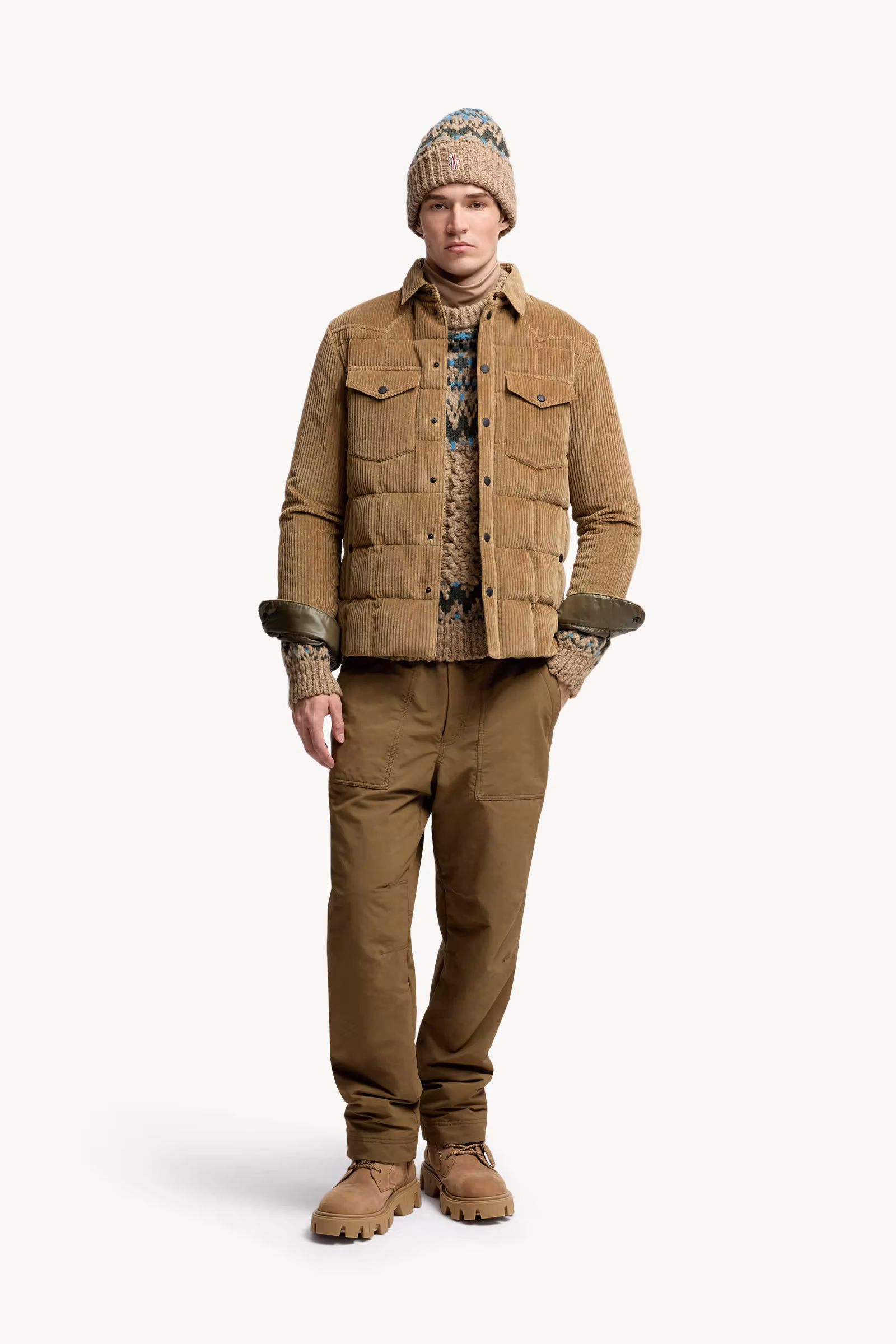 Gelt Corduroy Down Shirt Jacket