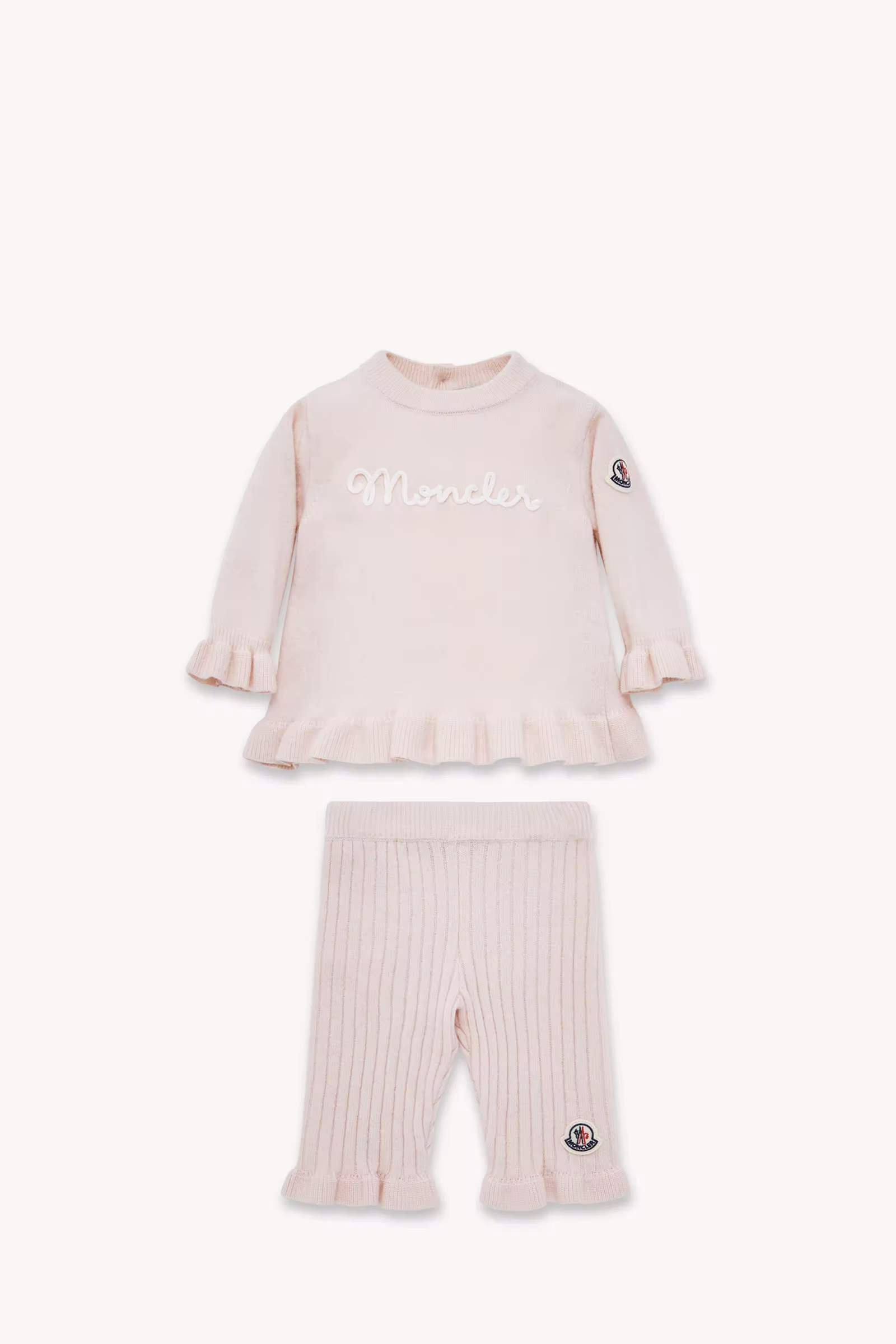 Ruffled Wool & Cashmere Set