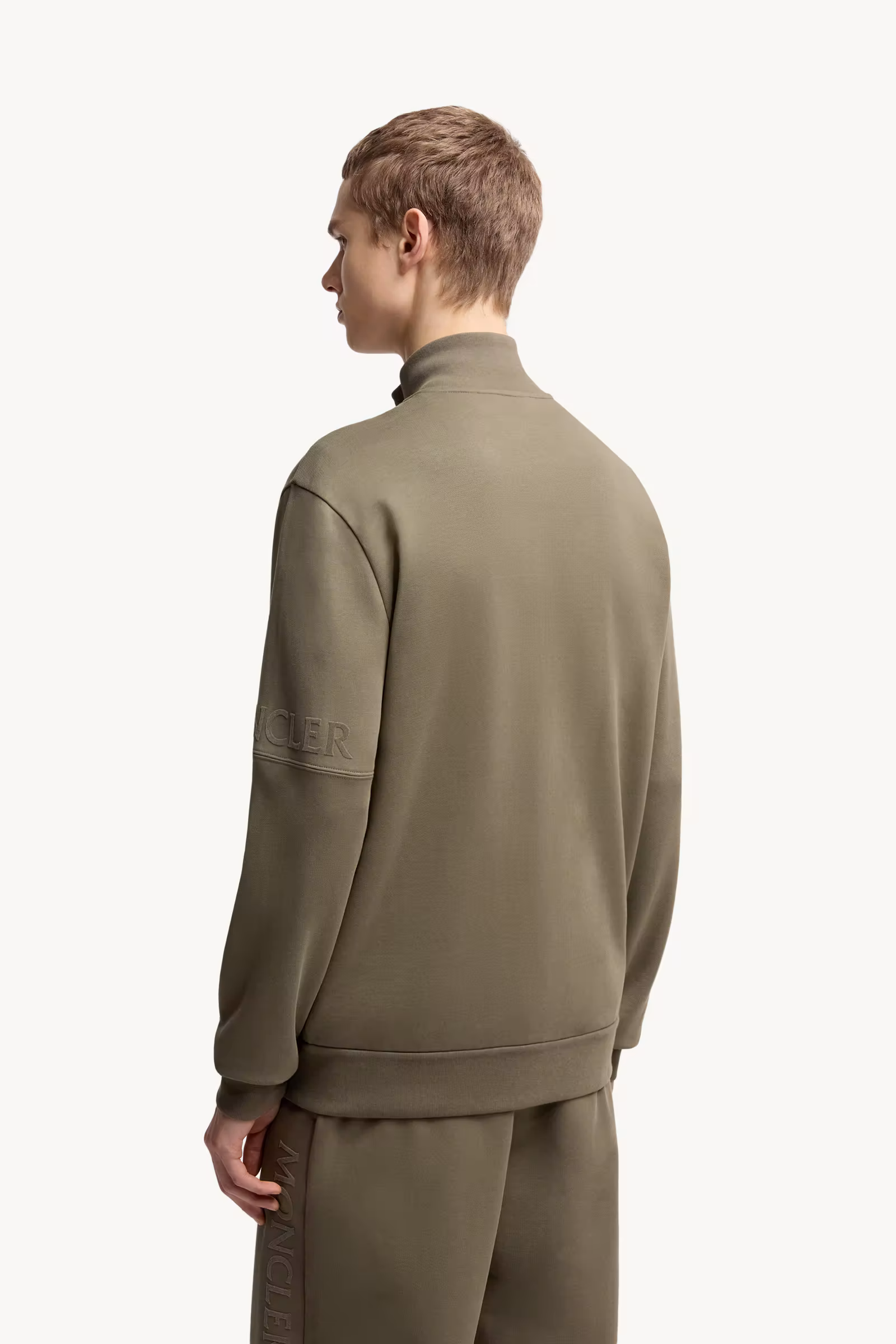 Cotton Zip-Up Sweatshirt