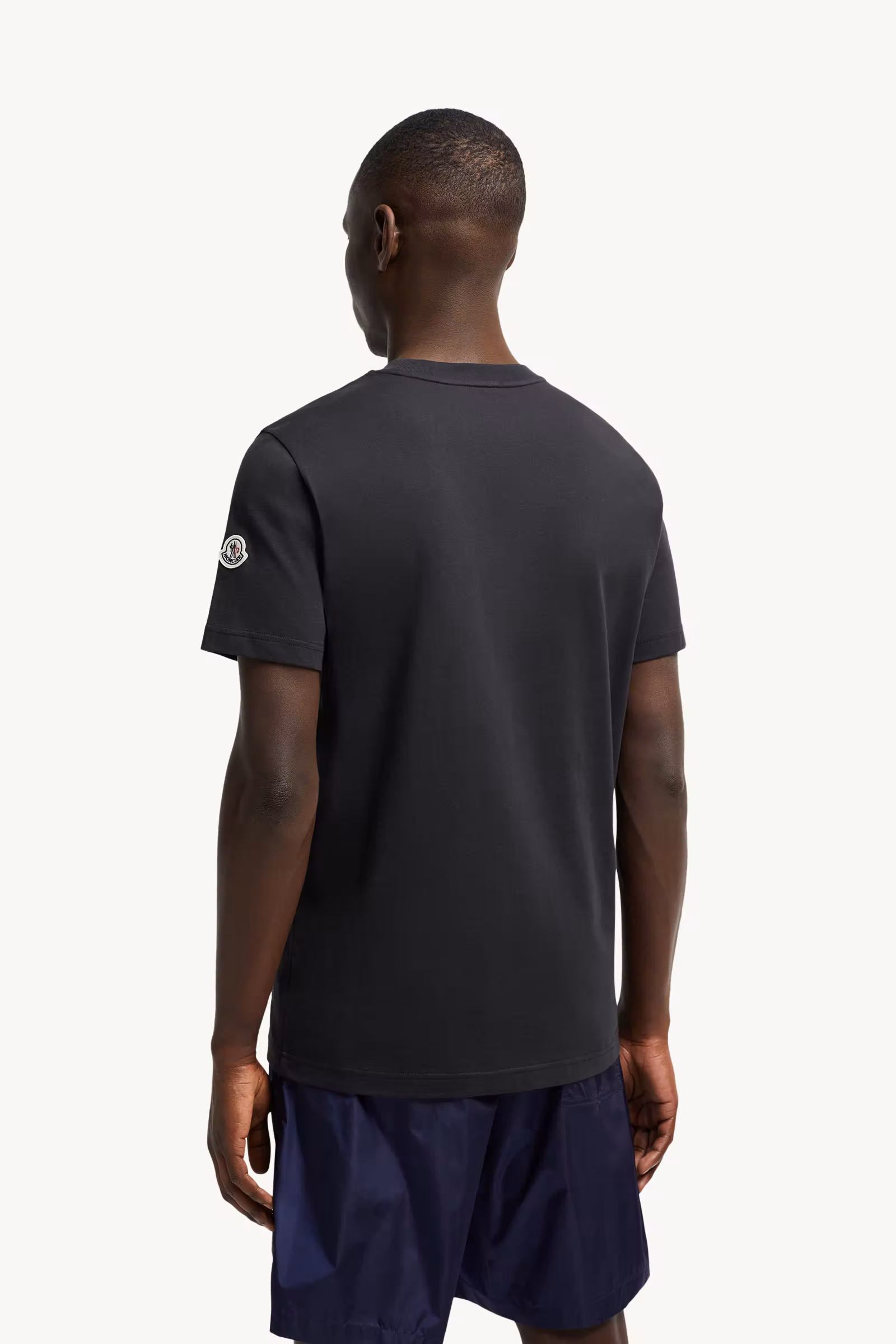 Cotton & Denim T-Shirt with Pocket