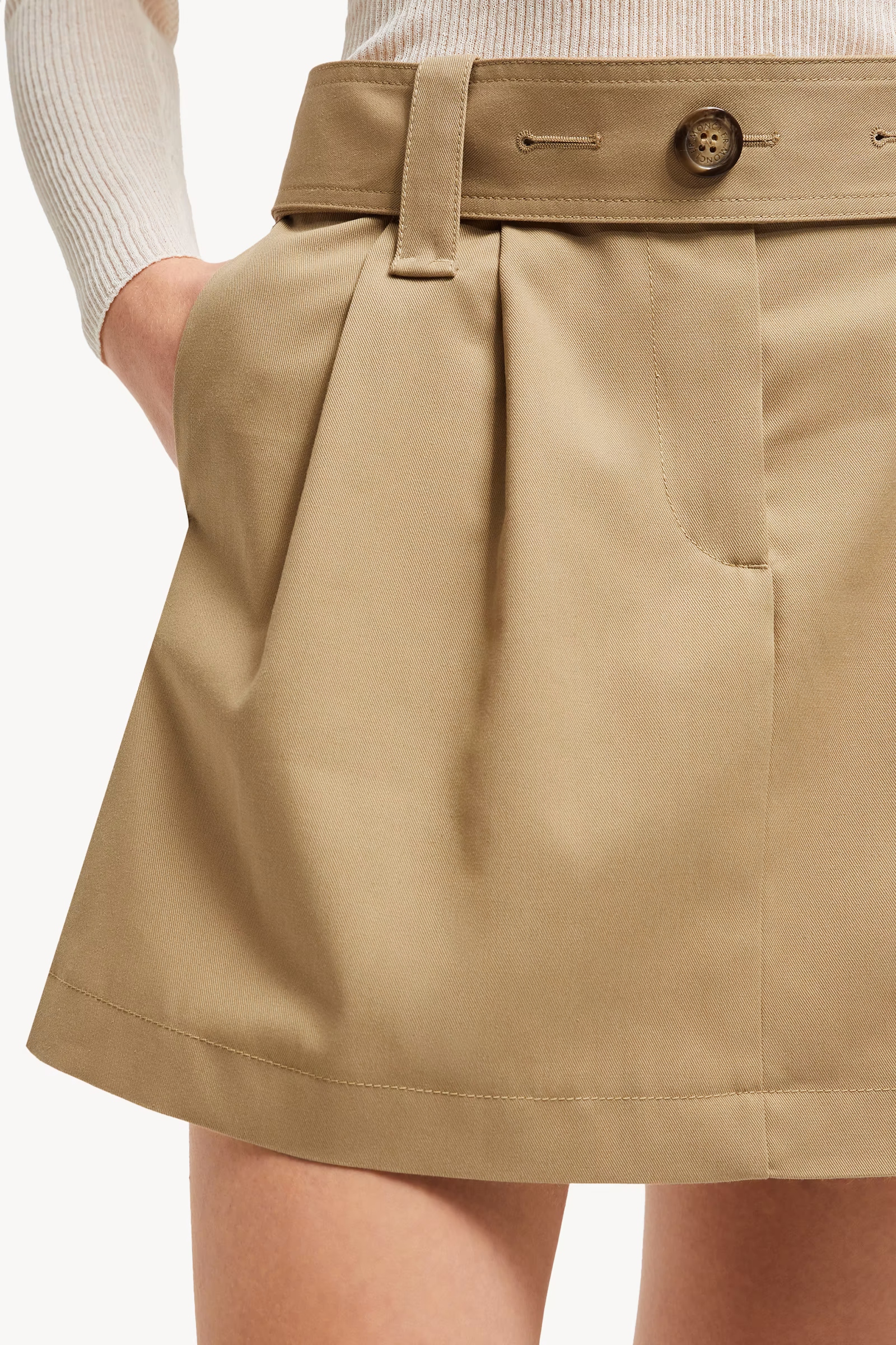 Gabardine Mini Skirt