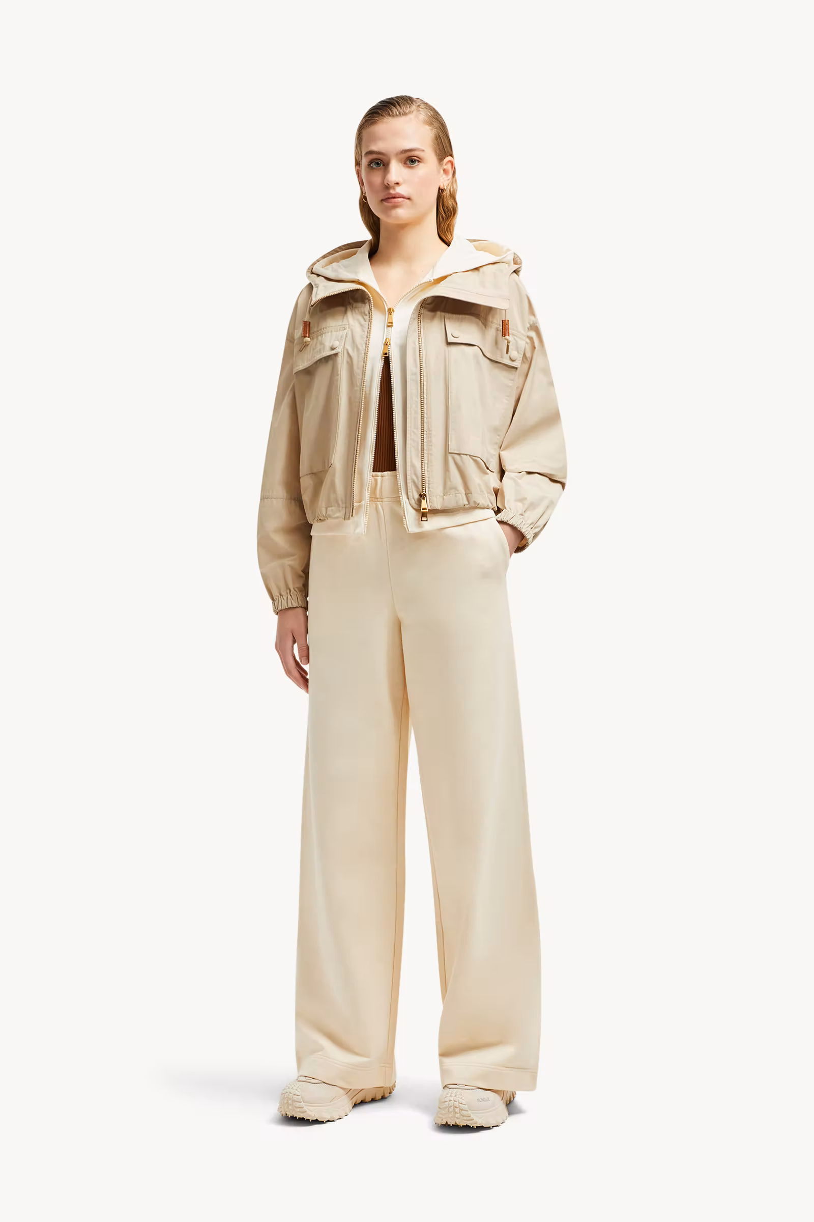 Wide Leg Cotton Sweatpants